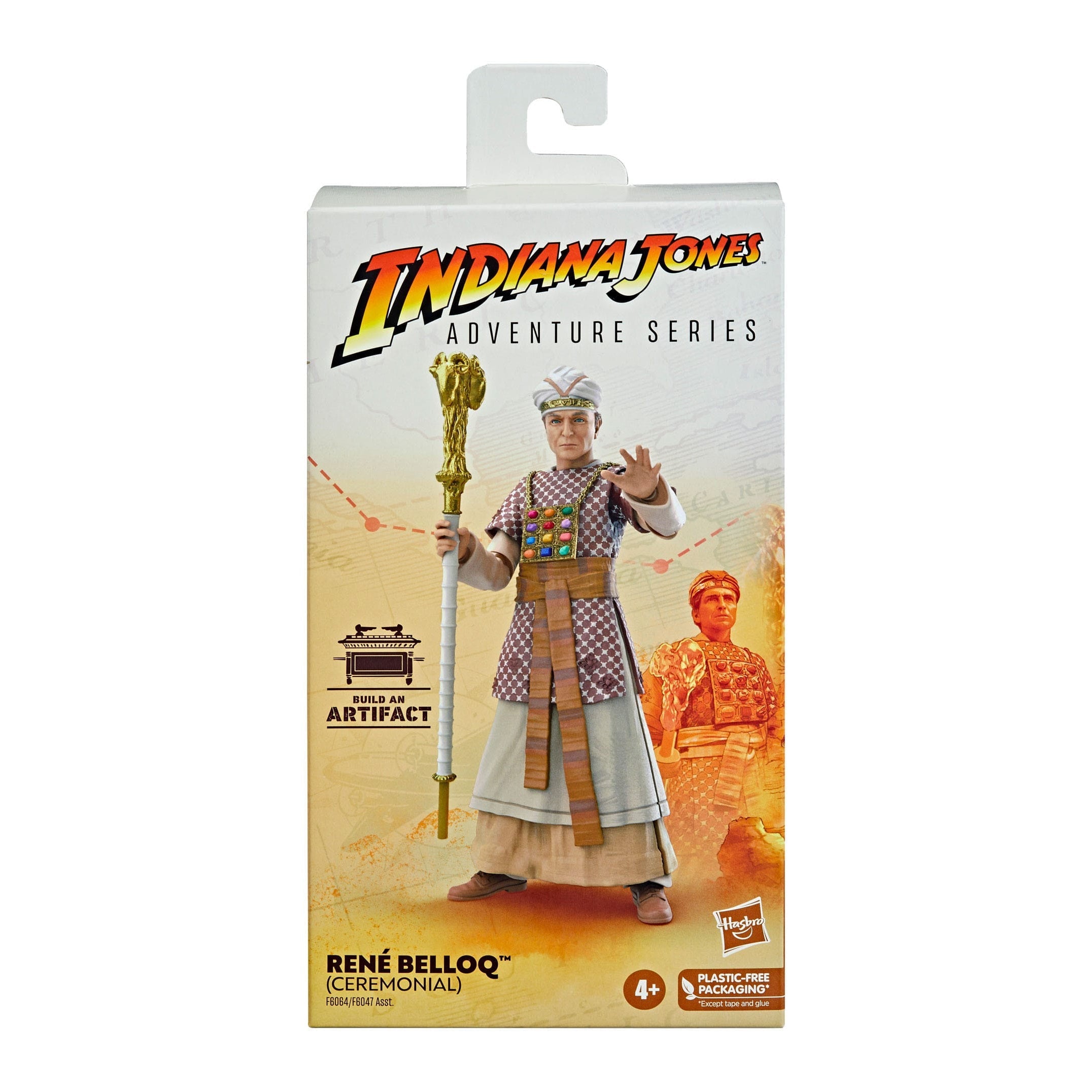 Indiana Jones Adventure Series: René Belloq (Ceremonial, Raiders of the Lost Ark)-Actionfiguren-Hasbro-Mighty Underground