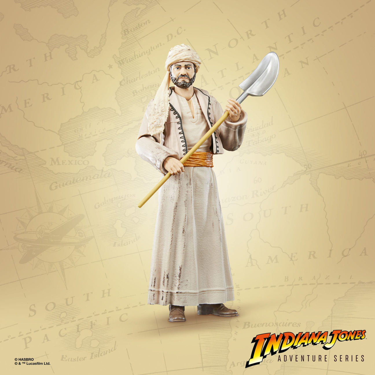 Indiana Jones Adventure Series: Sallah (Raiders of the Lost Ark)-Actionfiguren-Hasbro-Mighty Underground