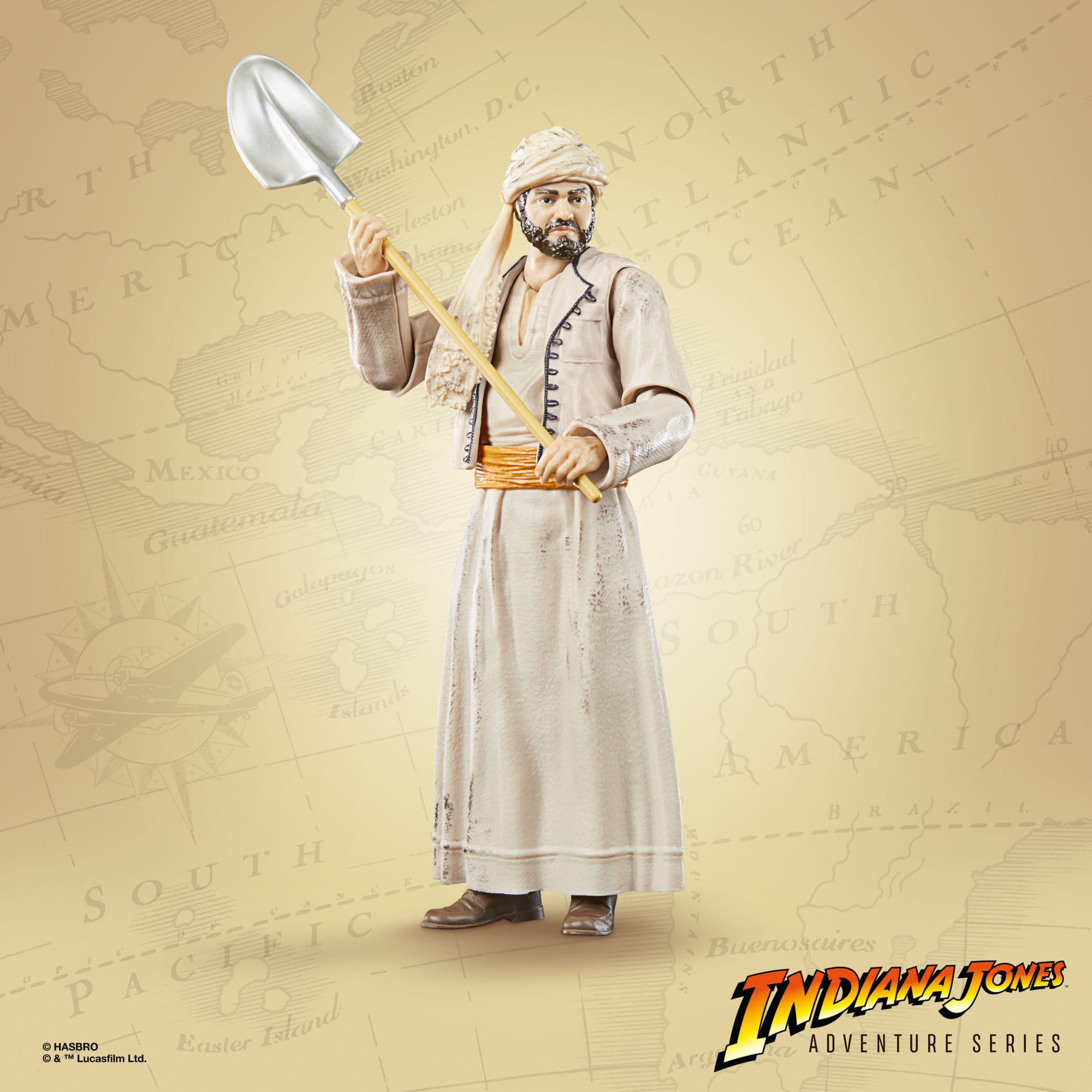 Indiana Jones Adventure Series: Sallah (Raiders of the Lost Ark)-Actionfiguren-Hasbro-Mighty Underground