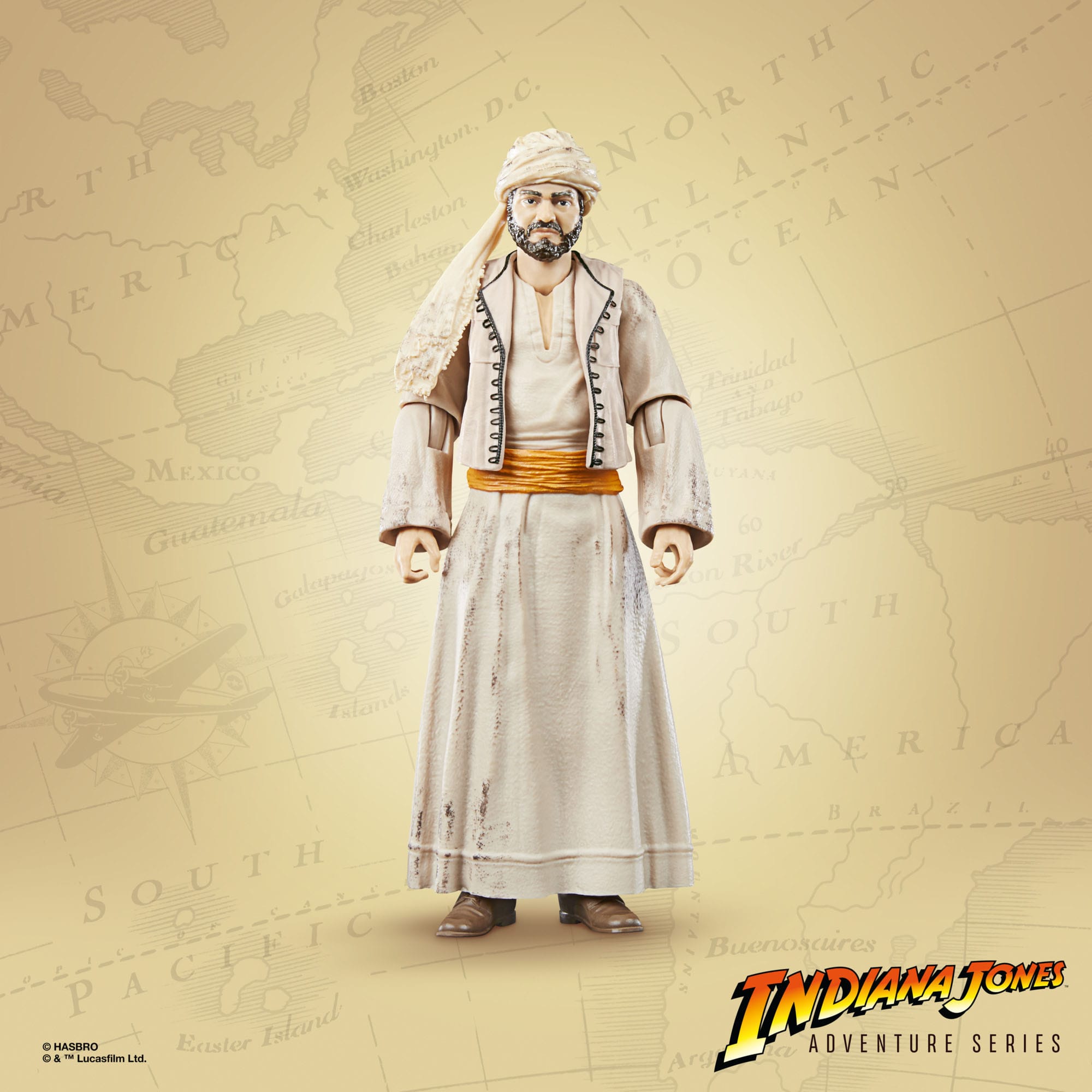 Indiana Jones Adventure Series: Sallah (Raiders of the Lost Ark)-Actionfiguren-Hasbro-Mighty Underground