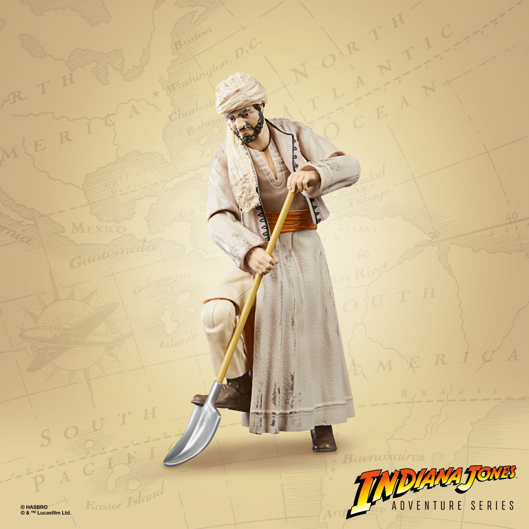 Indiana Jones Adventure Series: Sallah (Raiders of the Lost Ark)-Actionfiguren-Hasbro-Mighty Underground