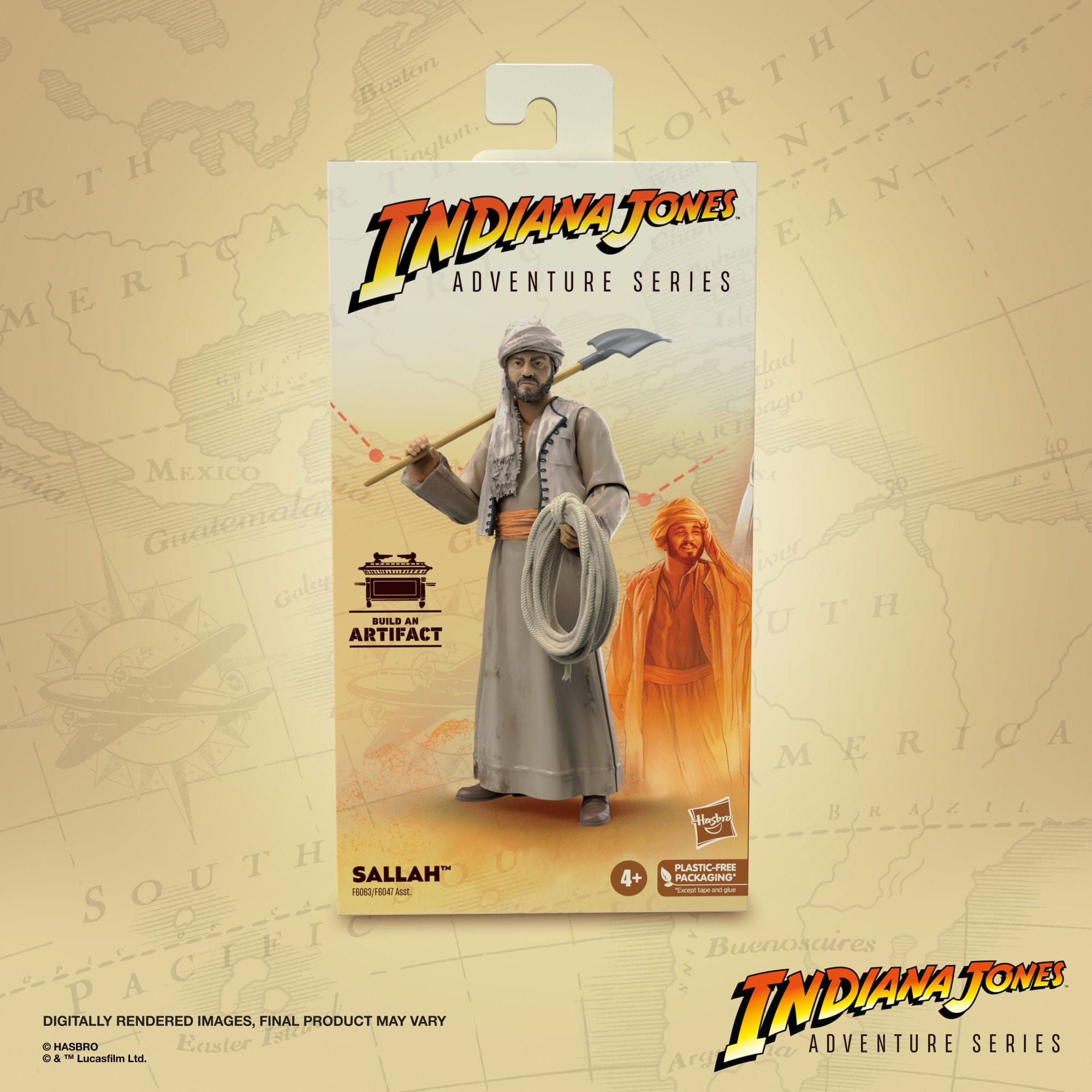 Indiana Jones Adventure Series: Sallah (Raiders of the Lost Ark)-Actionfiguren-Hasbro-Mighty Underground