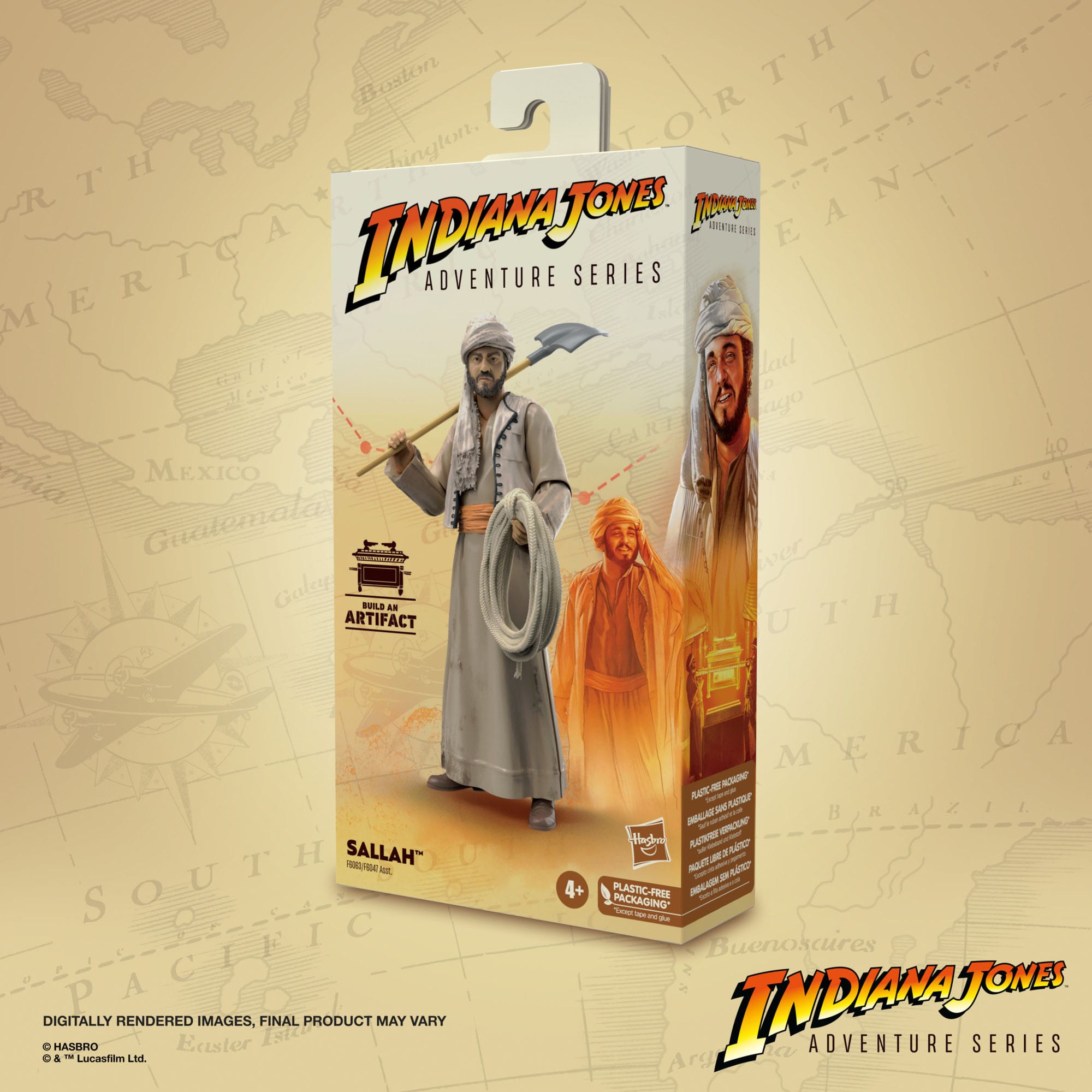 Indiana Jones Adventure Series: Sallah (Raiders of the Lost Ark)-Actionfiguren-Hasbro-Mighty Underground