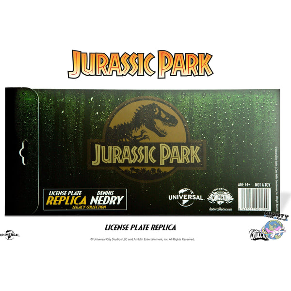 Jurassic Park: Nummernschild - Replik-Replik-Dr. Collector-mighty-underground