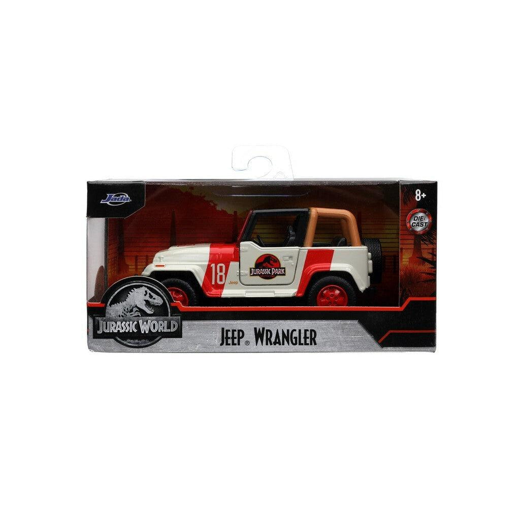 Jurassic World: Jeep Wrangler 1:32 - Modellauto-Modellautos-Jada Toys-Mighty Underground