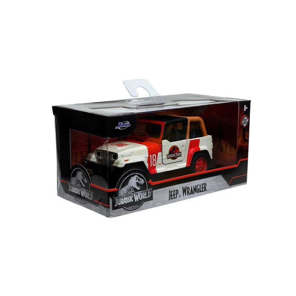 Jurassic World: Jeep Wrangler 1:32 - Modellauto-Modellautos-Jada Toys-Mighty Underground