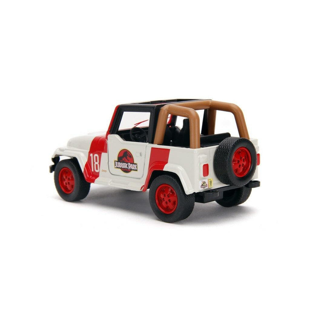 Jurassic World: Jeep Wrangler 1:32 - Modellauto-Modellautos-Jada Toys-Mighty Underground