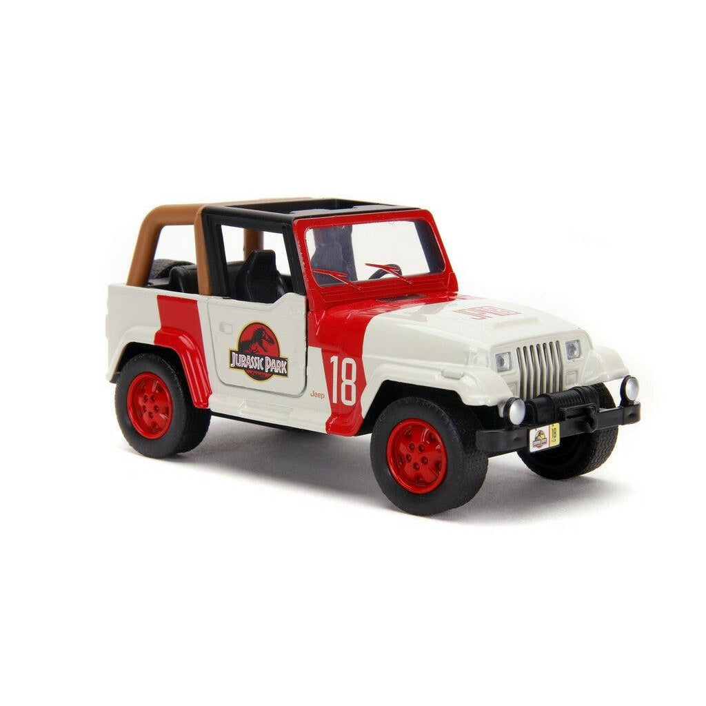 Jurassic World: Jeep Wrangler 1:32 - Modellauto-Modellautos-Jada Toys-Mighty Underground