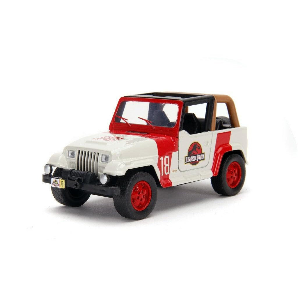 Jurassic World: Jeep Wrangler 1:32 - Modellauto-Modellautos-Jada Toys-Mighty Underground