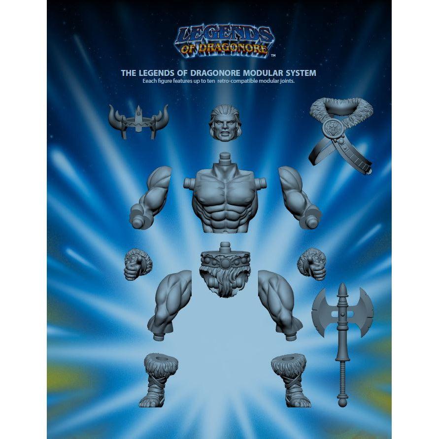 Legends of Dragonore: The Beginning - 6 + 1 Figuren BAF-Set-Actionfiguren-Formo Toys-Mighty Underground