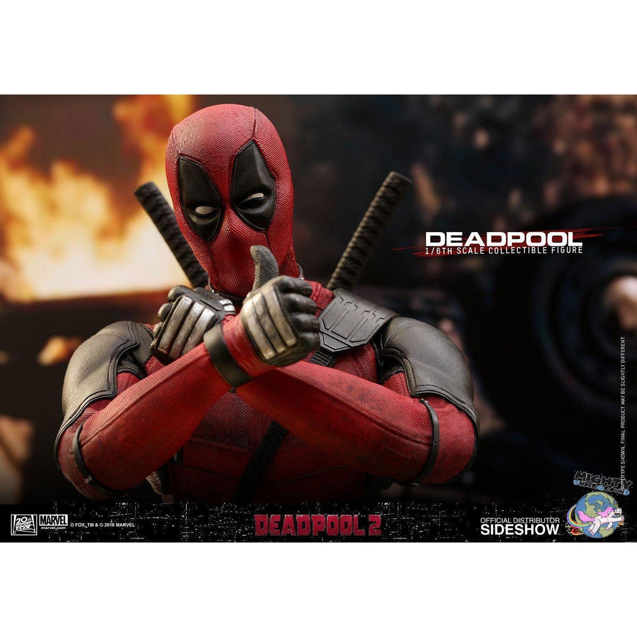 Deadpool Sideshow Toys 12 Inch Figure Unboxing Review Deadpool Movie  Trailer 2015 Marvel Toys - YouTube