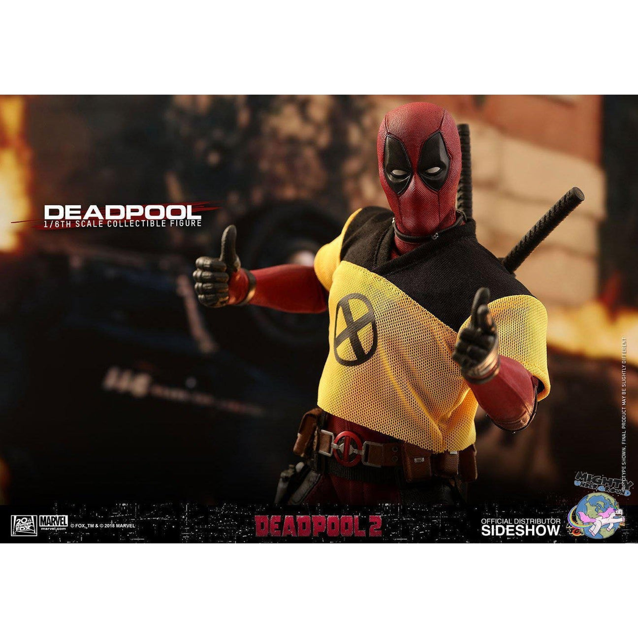 Hot Toys 1/6th scale Deadpool Dusty Version [Deadpool 2] | Deadpool, Hot  toys, Marvel