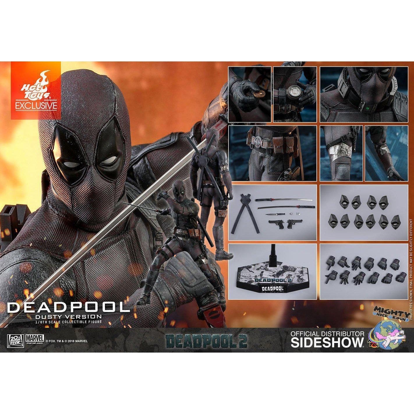 Marvel: Deadpool 2 Dusty Version 1/6-Actionfiguren-Hot Toys-mighty-underground