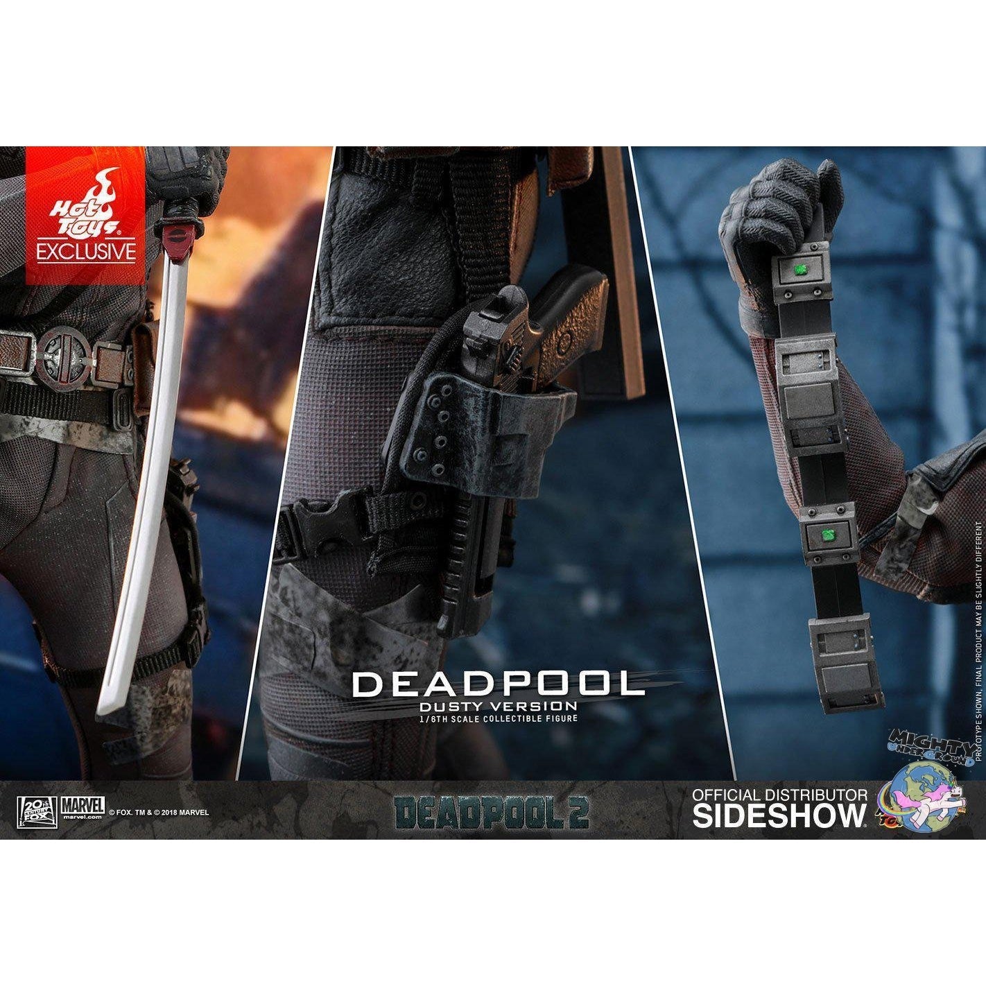 Marvel: Deadpool 2 Dusty Version 1/6-Actionfiguren-Hot Toys-mighty-underground