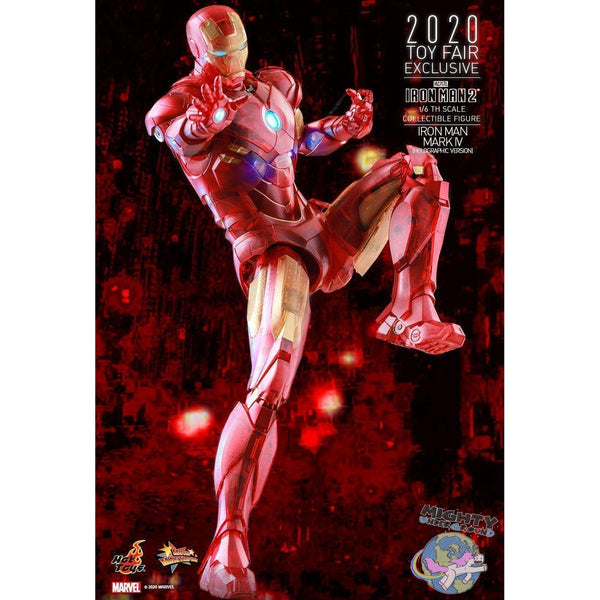Marvel: Iron Man 2 (Mark IV Holographic Version) 1/6-Actionfiguren-Hot Toys-mighty-underground