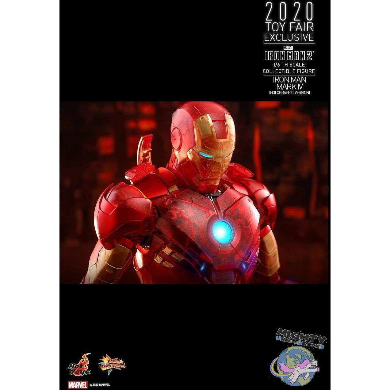 Marvel: Iron Man 2 (Mark IV Holographic Version) 1/6-Actionfiguren-Hot Toys-mighty-underground