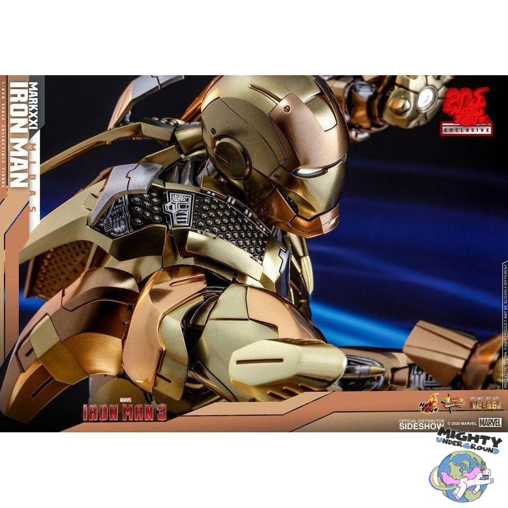 Marvel: Iron Man 3 - Iron Man Mark XXI Midas - Hot Toys Exclusive 1/6-Actionfiguren-Hot Toys-Mighty Underground