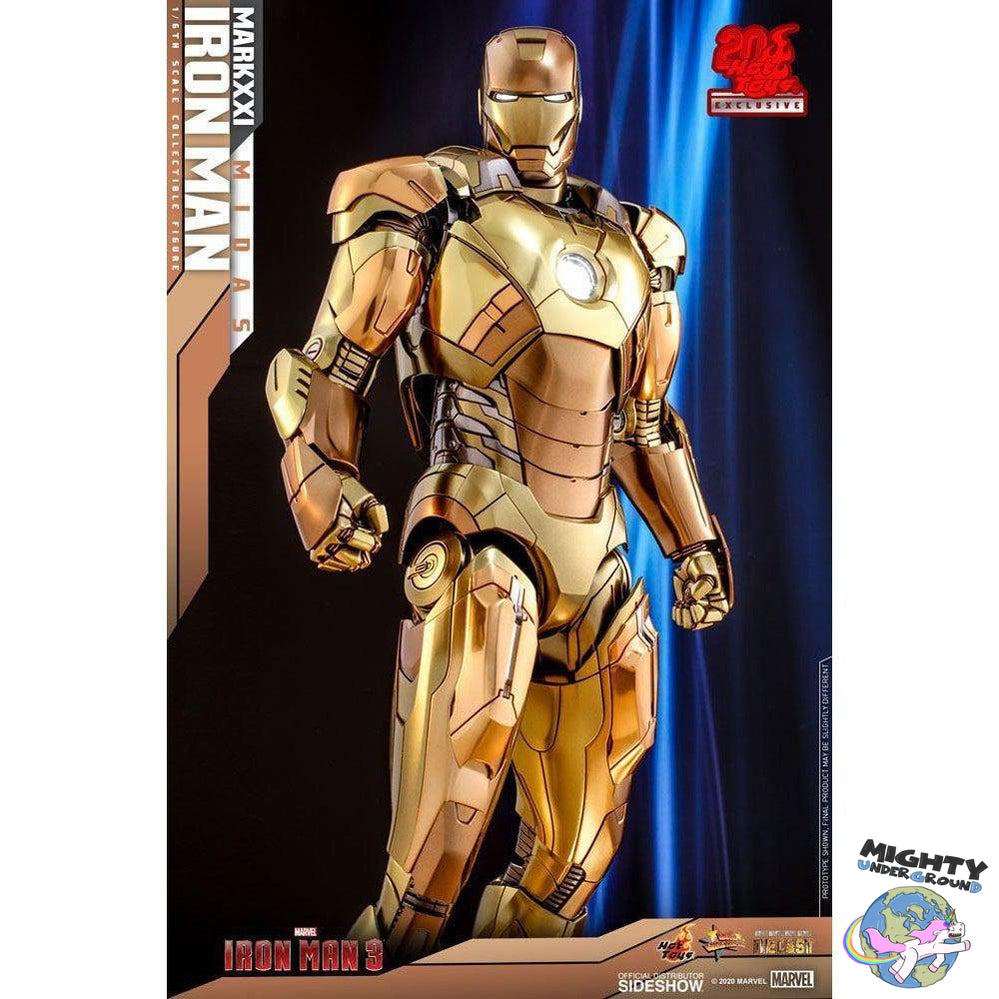 Marvel: Iron Man 3 - Iron Man Mark XXI Midas - Hot Toys Exclusive 1/6-Actionfiguren-Hot Toys-Mighty Underground