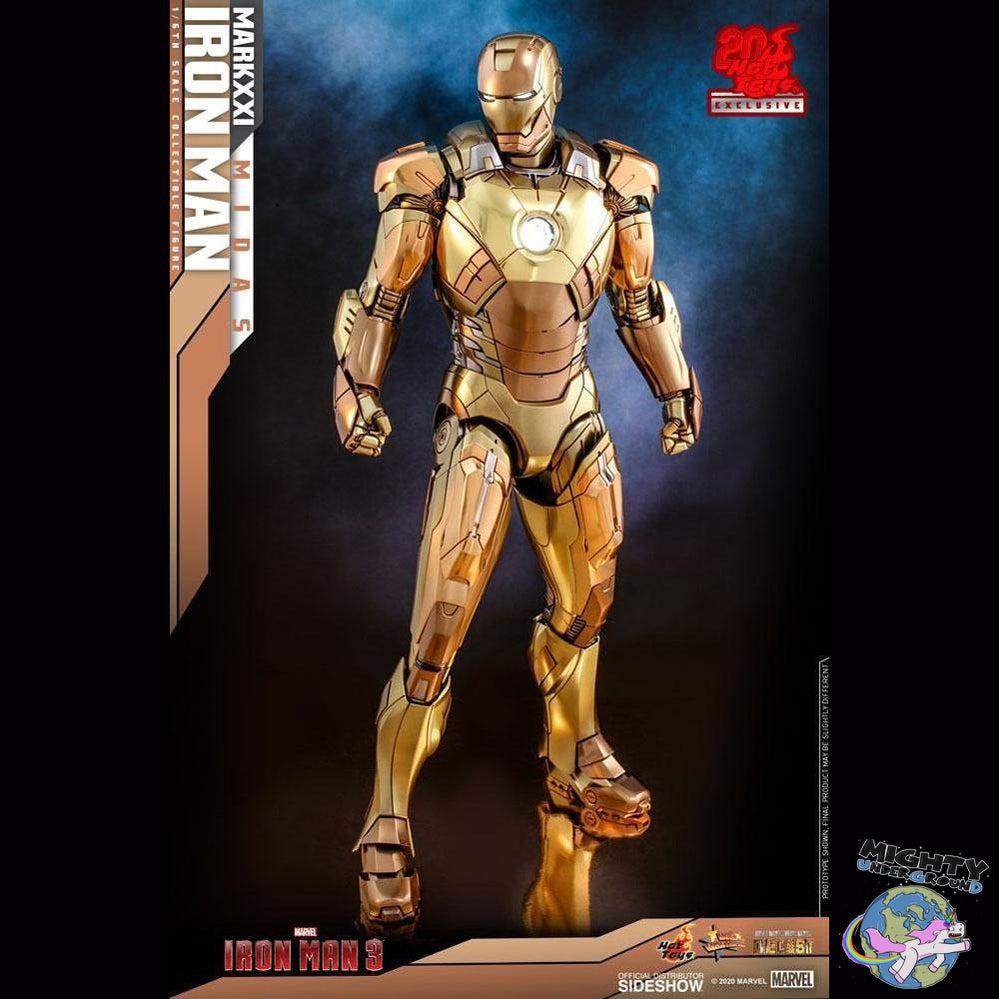 Marvel: Iron Man 3 - Iron Man Mark XXI Midas - Hot Toys Exclusive 1/6-Actionfiguren-Hot Toys-Mighty Underground