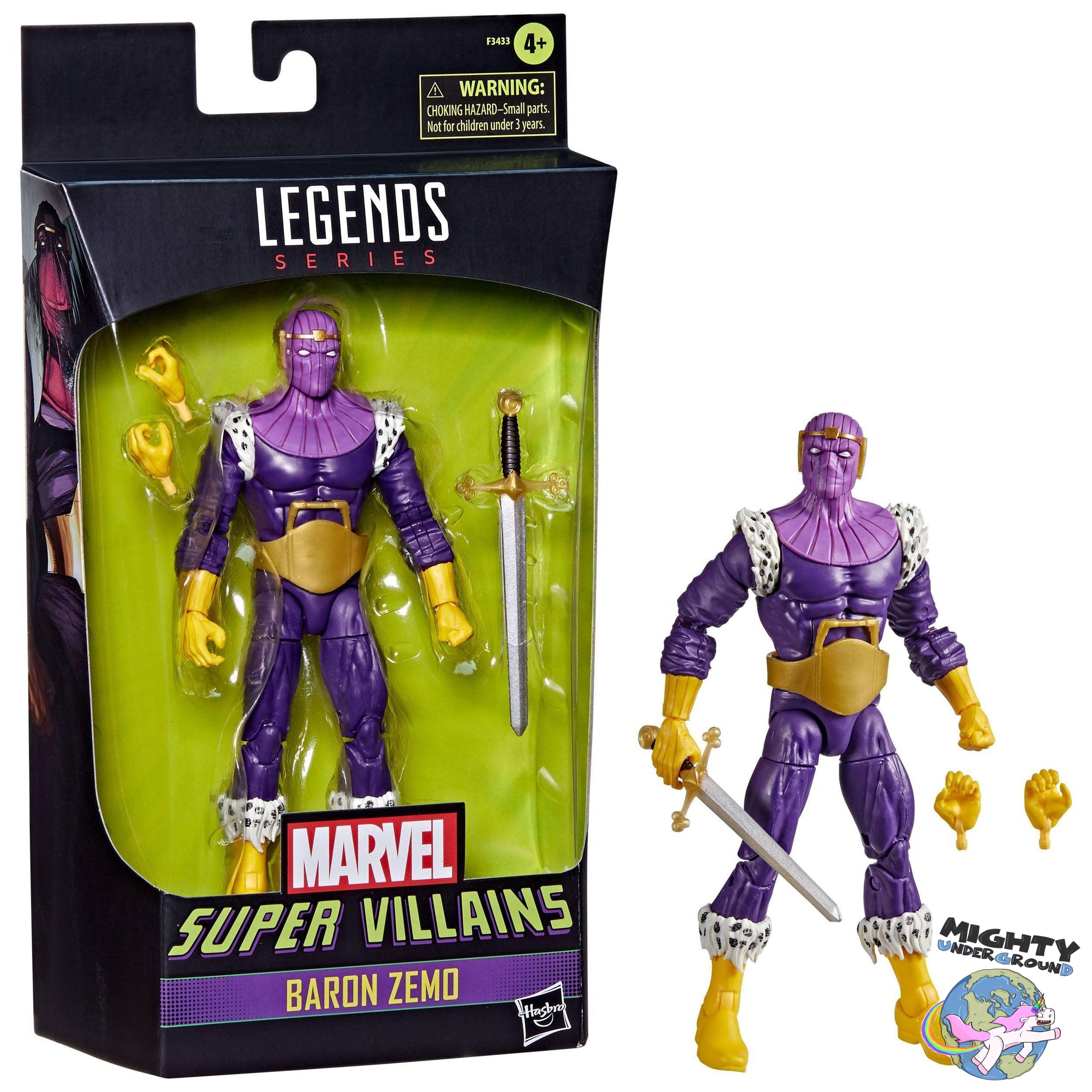 Marvel Legends: Baron Zemo (Super Villains)-Actionfiguren-Hasbro-Mighty Underground