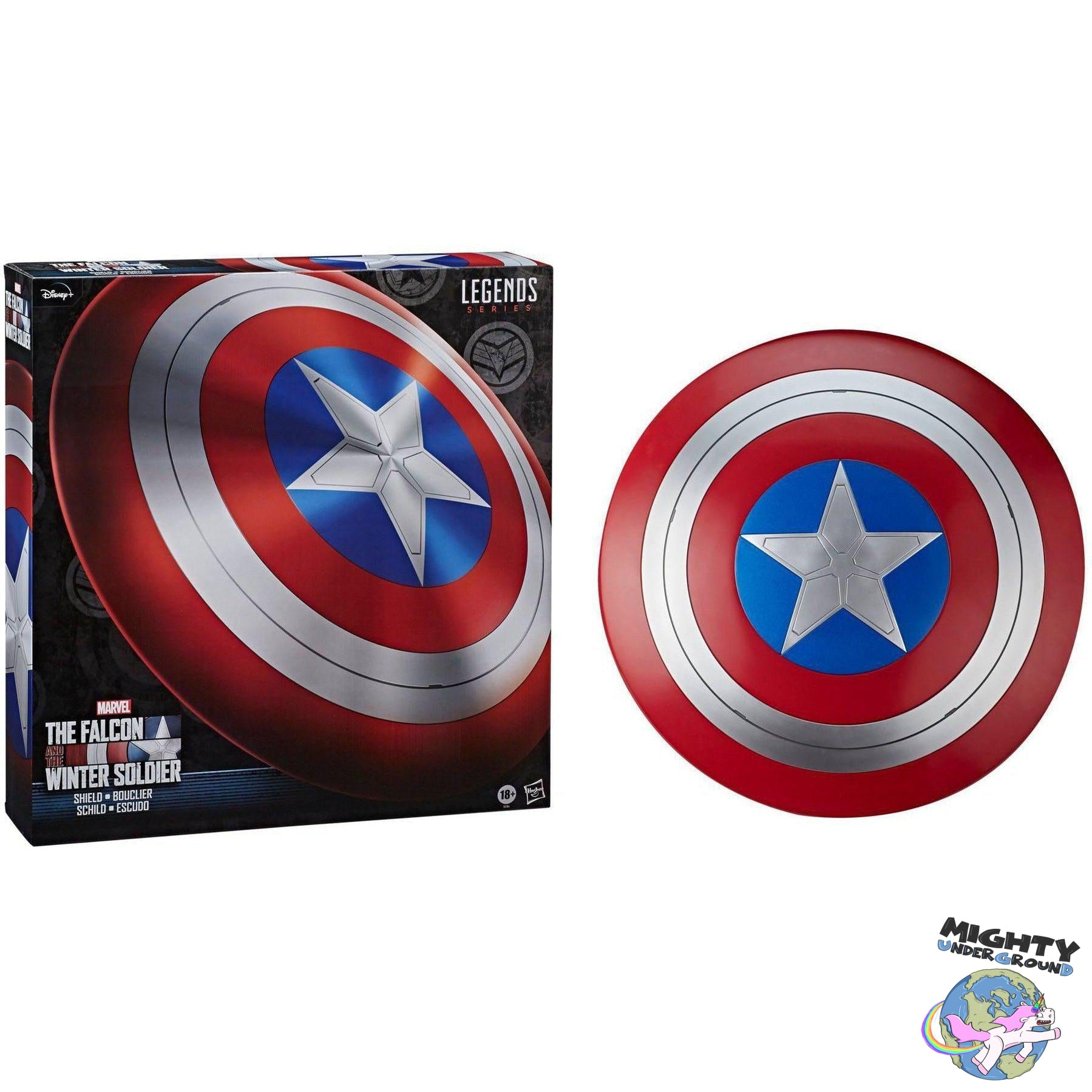 Marvel Legends: Captain America (The Falcon and The Winter Solder) Schild - Replik-Replik-Hasbro-Mighty Underground