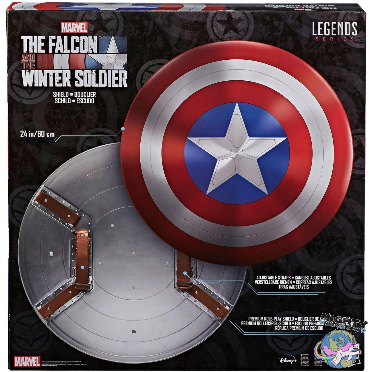 Marvel Legends: Captain America (The Falcon and The Winter Solder) Schild - Replik-Replik-Hasbro-Mighty Underground