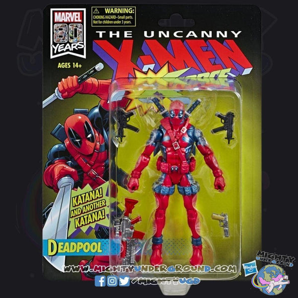 Marvel Legends: Deadpool (The Uncanny X-Men, X-Force, Retro Collection)-Actionfiguren-Hasbro-Mighty Underground