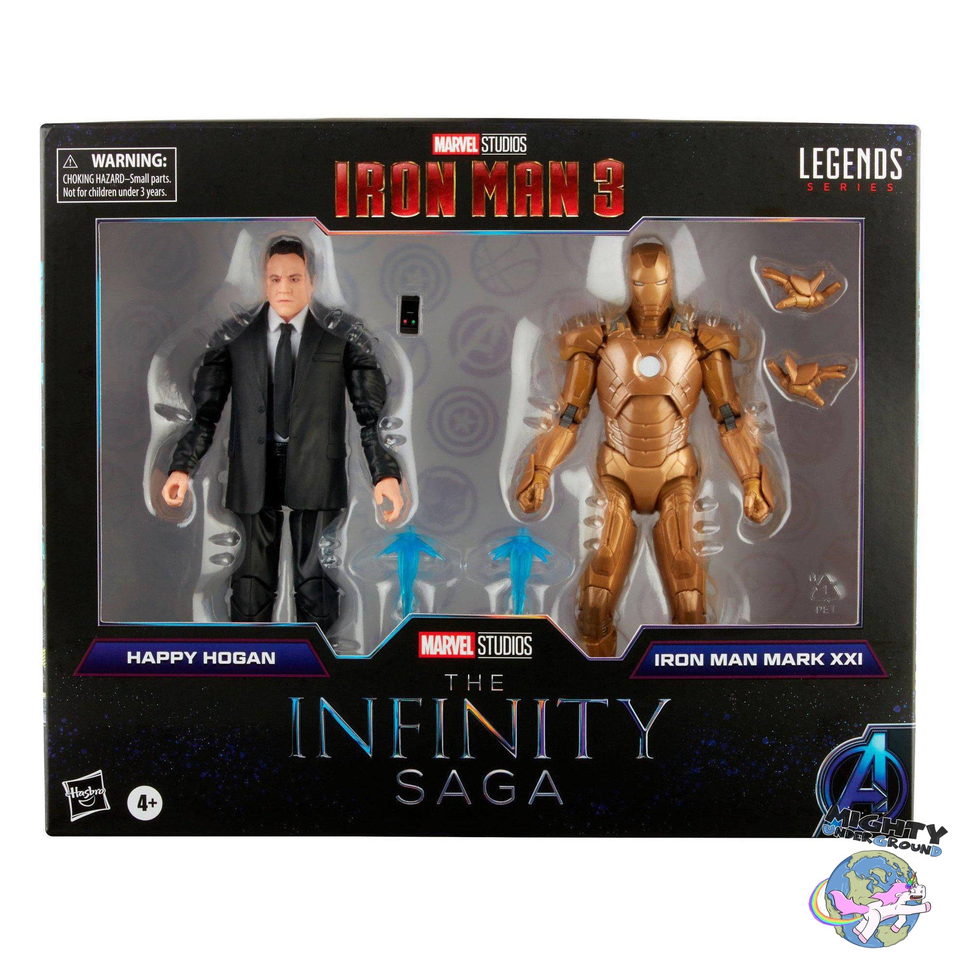 Marvel Legends: Happy Hogan & Iron Man (Iron Man 3, The Infinity Saga) VORBESTELLUNG!-Actionfiguren-Hasbro-Mighty Underground