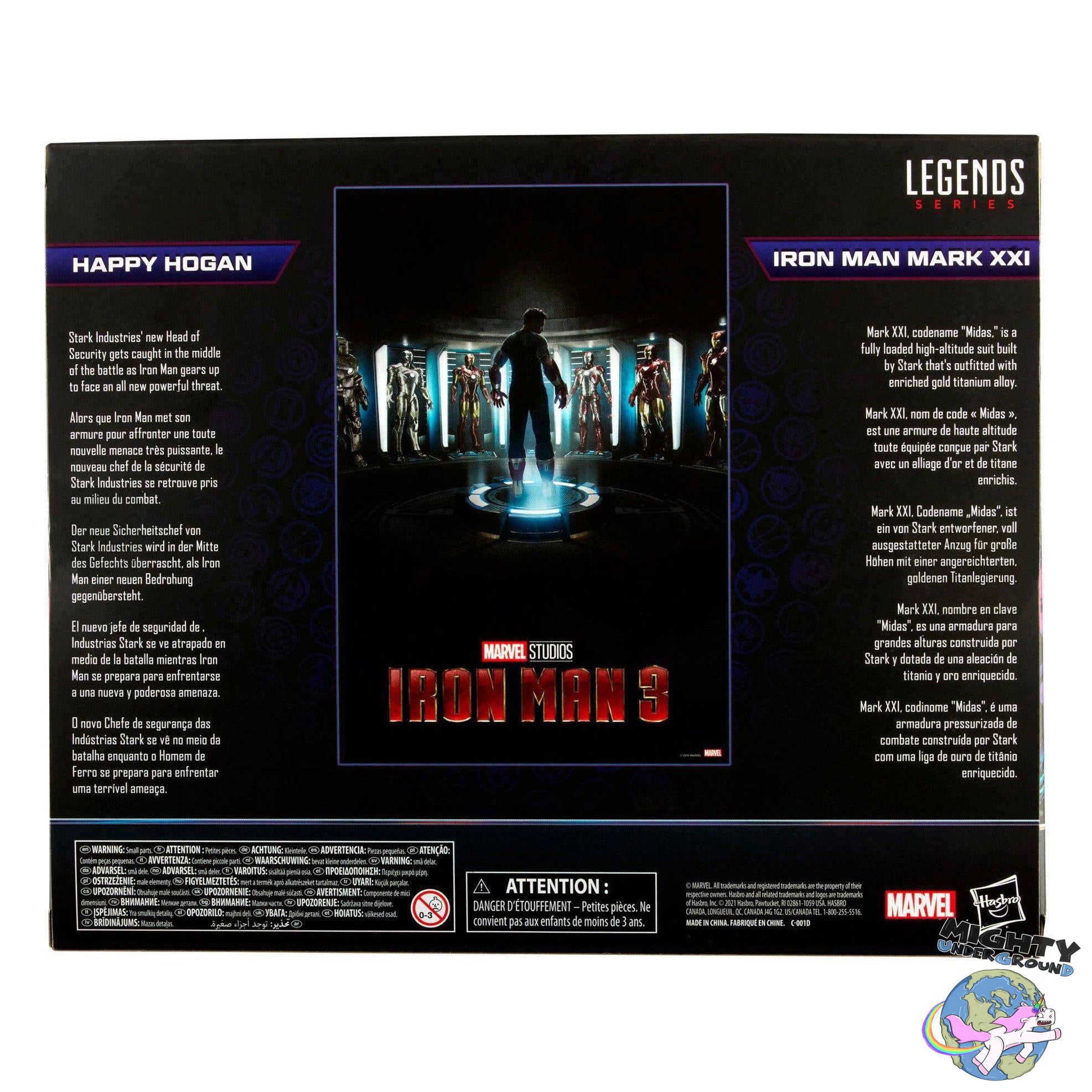 Marvel Legends: Happy Hogan & Iron Man (Iron Man 3, The Infinity Saga) VORBESTELLUNG!-Actionfiguren-Hasbro-Mighty Underground