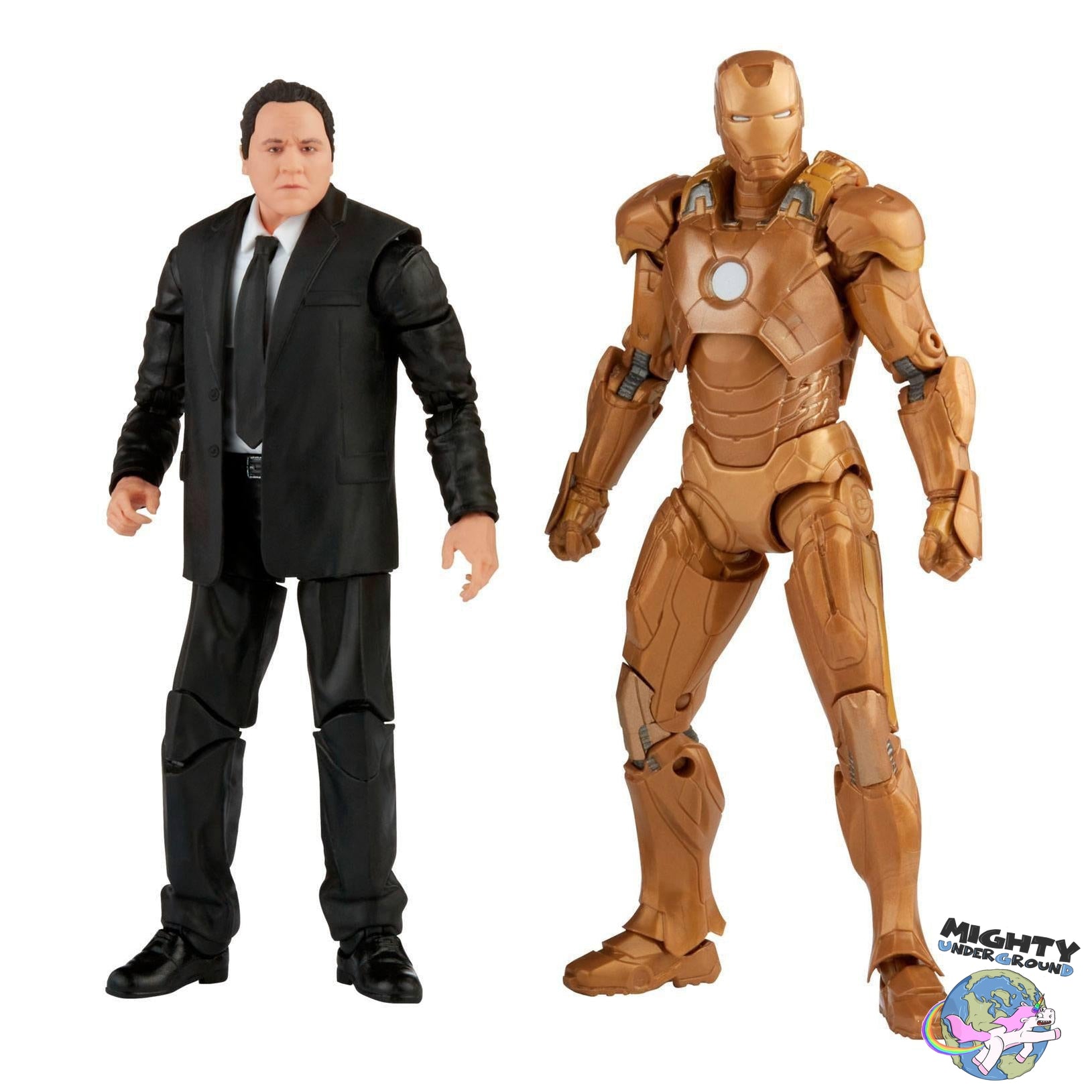 Marvel Legends: Happy Hogan & Iron Man (Iron Man 3, The Infinity Saga) VORBESTELLUNG!-Actionfiguren-Hasbro-Mighty Underground