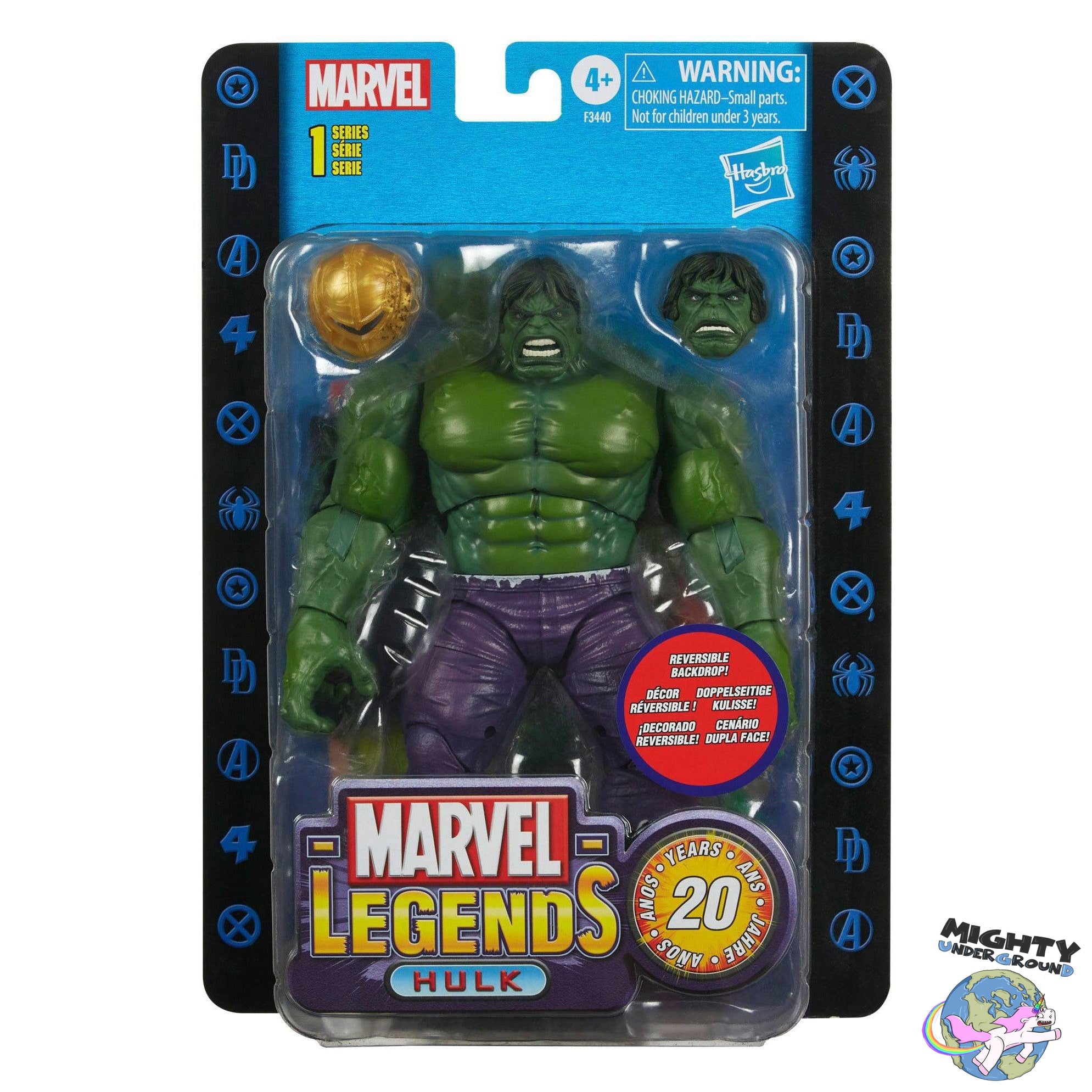 Marvel Legends: Hulk (20th Anniversary Series 1)-Actionfiguren-Hasbro-Mighty Underground