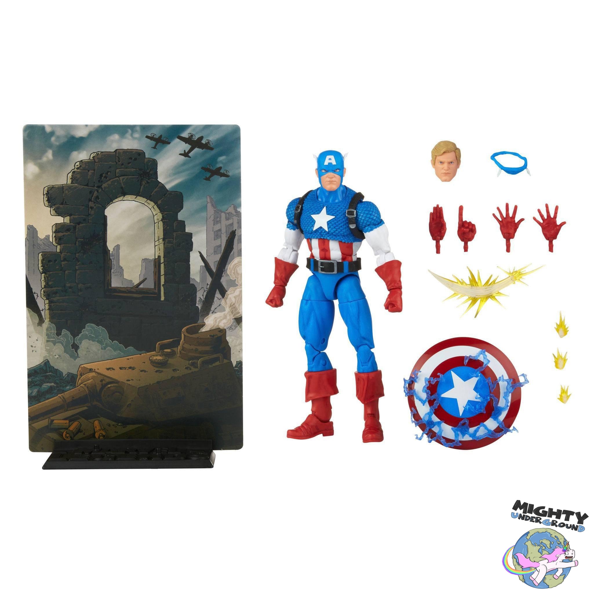 Marvel Legends: Iron Man & Captain America (20th Anniversary Series 1)-Actionfiguren-Hasbro-Mighty Underground