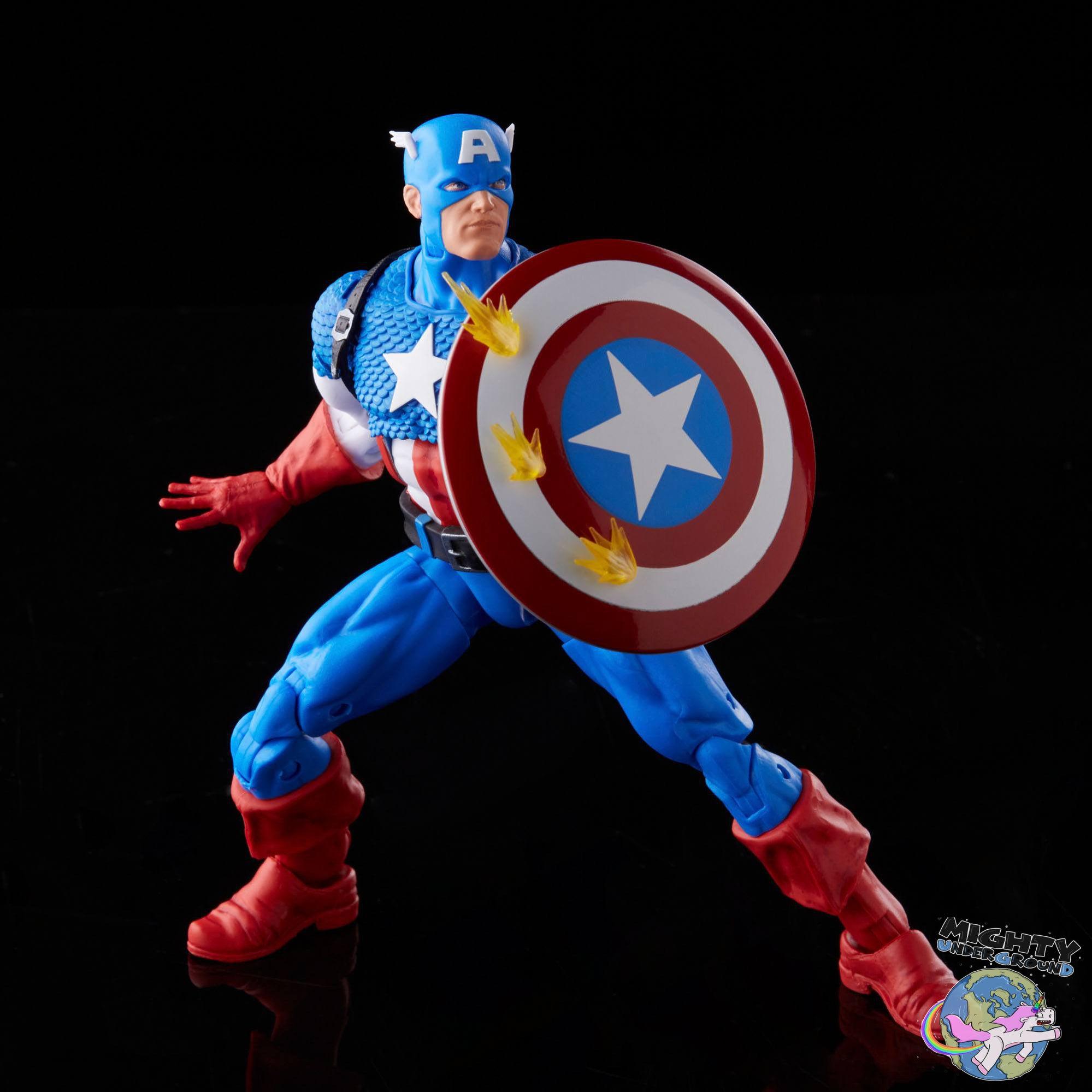 Marvel Legends: Iron Man & Captain America (20th Anniversary Series 1)-Actionfiguren-Hasbro-Mighty Underground