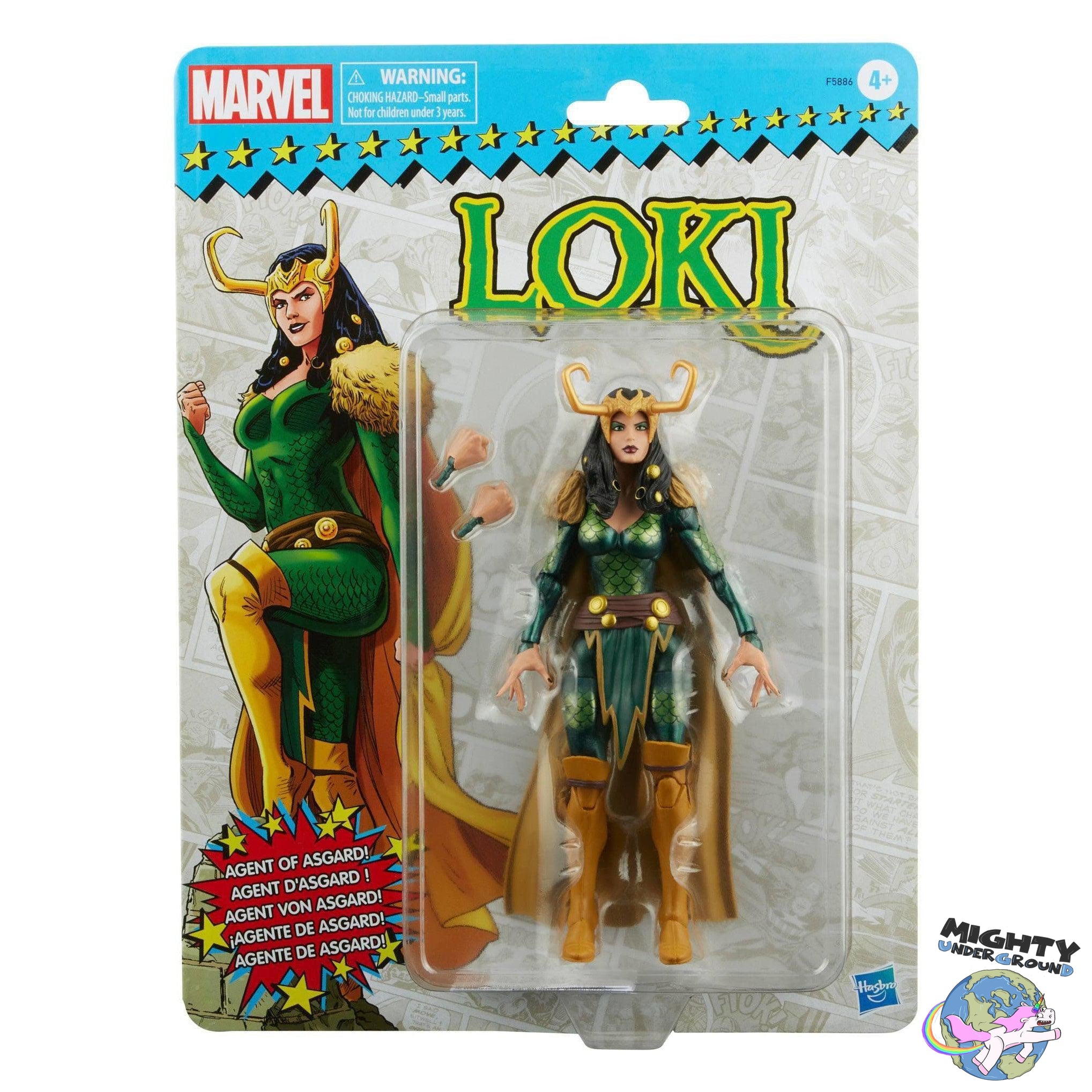 Marvel Legends: Loki - Agent of Asgard (Retro Collection)-Actionfiguren-Hasbro-Mighty Underground