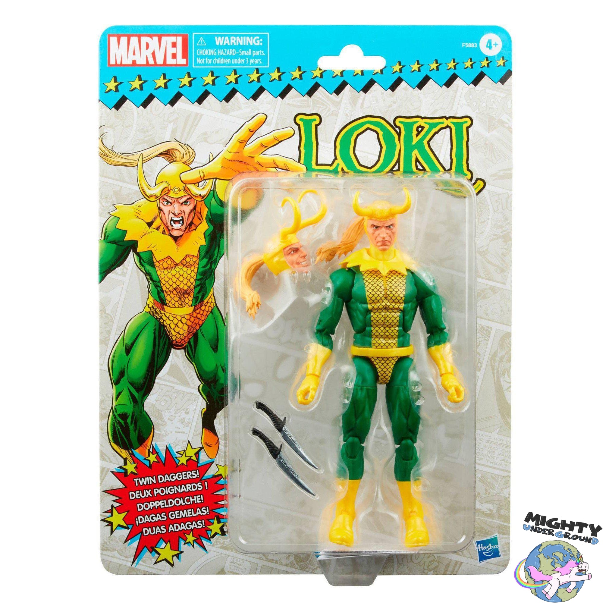 Marvel Legends: Loki (Retro Collection)-Actionfiguren-Hasbro-Mighty Underground