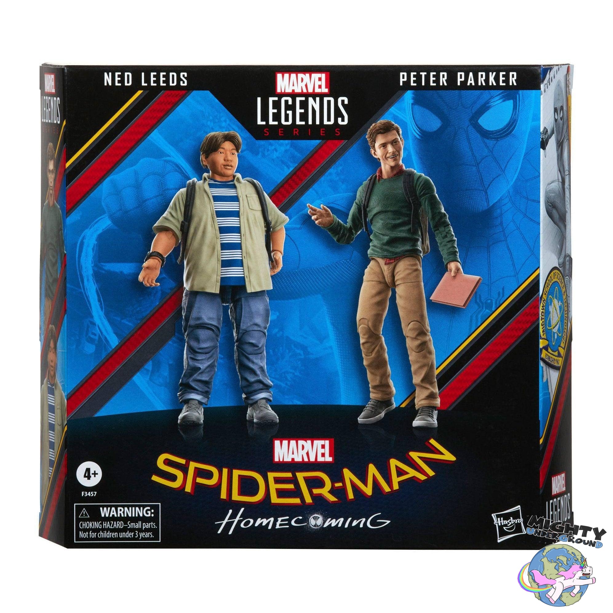 Marvel Legends: Ned Leeds & Peter Parker (Spider-Man: Homecoming)-Actionfiguren-Hasbro-Mighty Underground