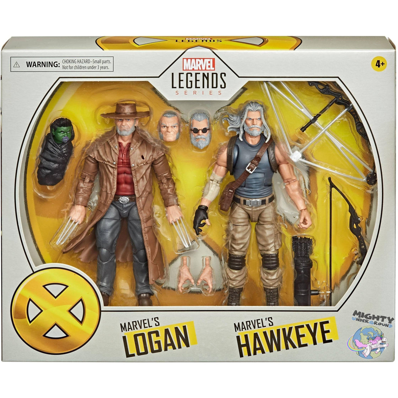 Marvel Legends: Old Man Logan & Hawkeye-Actionfigur-Hasbro-mighty-underground