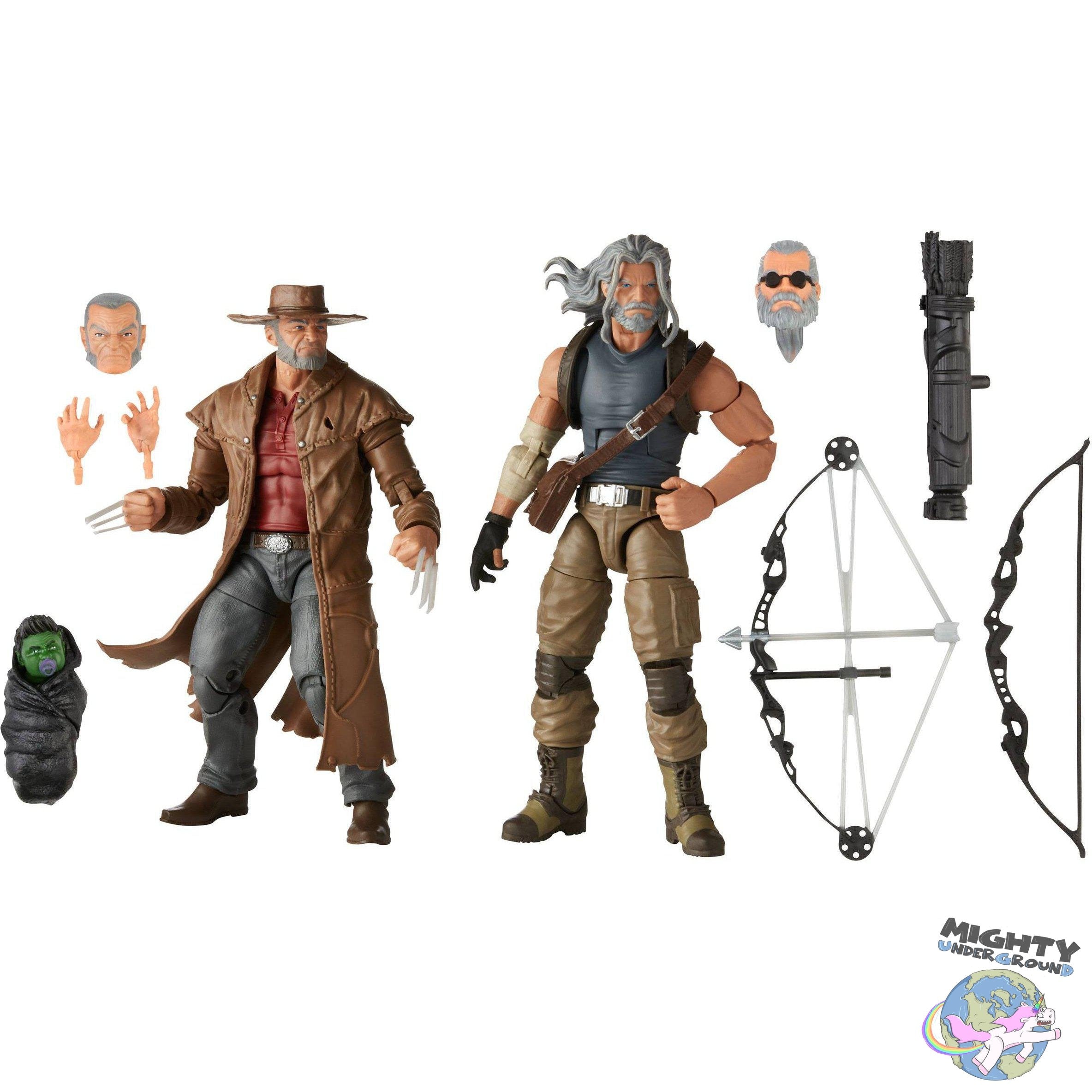 Marvel Legends: Old Man Logan & Hawkeye-Actionfigur-Hasbro-mighty-underground