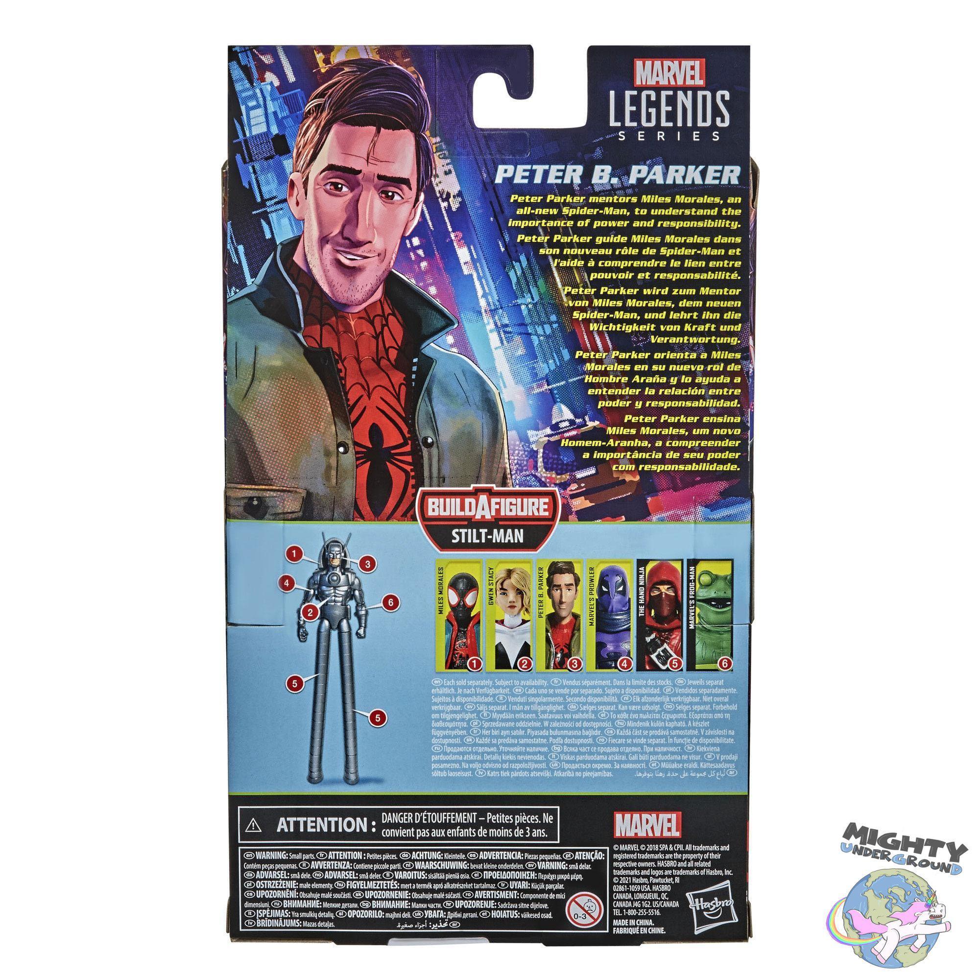 Marvel Legends: Peter B. Parker (Spider-Man: Into the Spider-Verse) VORBESTELLUNG-Actionfigur-Hasbro-mighty-underground