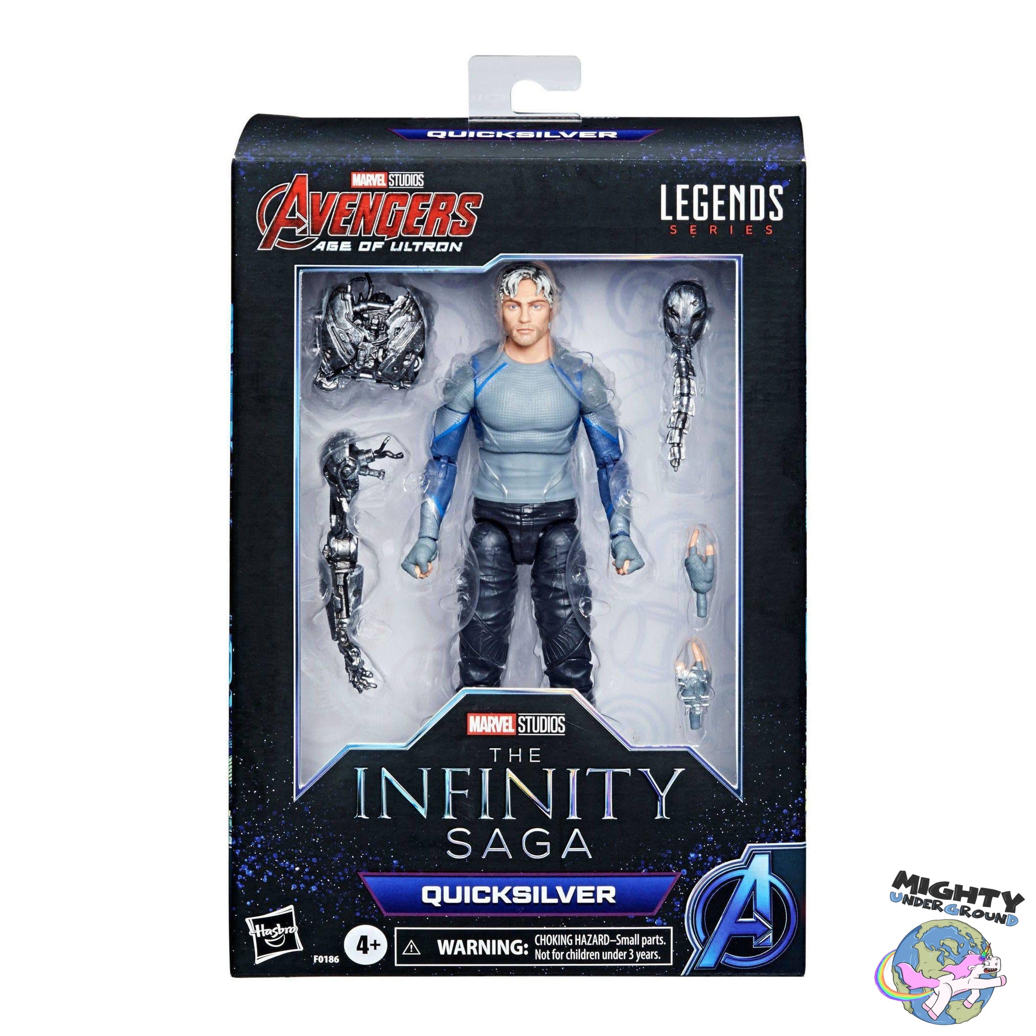 Marvel Legends: Quicksilver (Avengers: Age of Ultron, The Infinity Saga) VORBESTELLUNG!-Actionfiguren-Hasbro-Mighty Underground