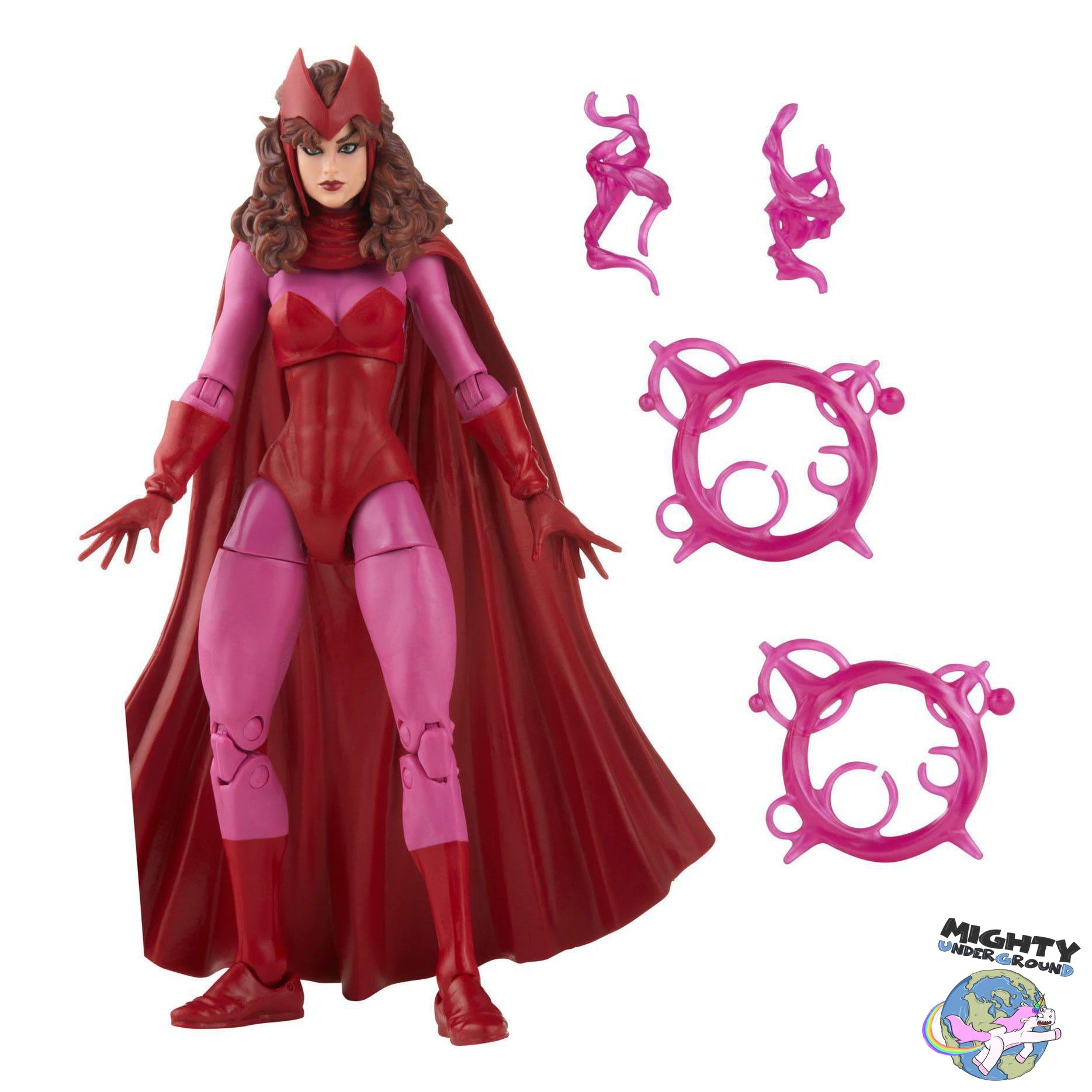 Marvel Legends: Scarlet Witch (West Coast Avengers, Retro Collection)-Actionfiguren-Hasbro-Mighty Underground