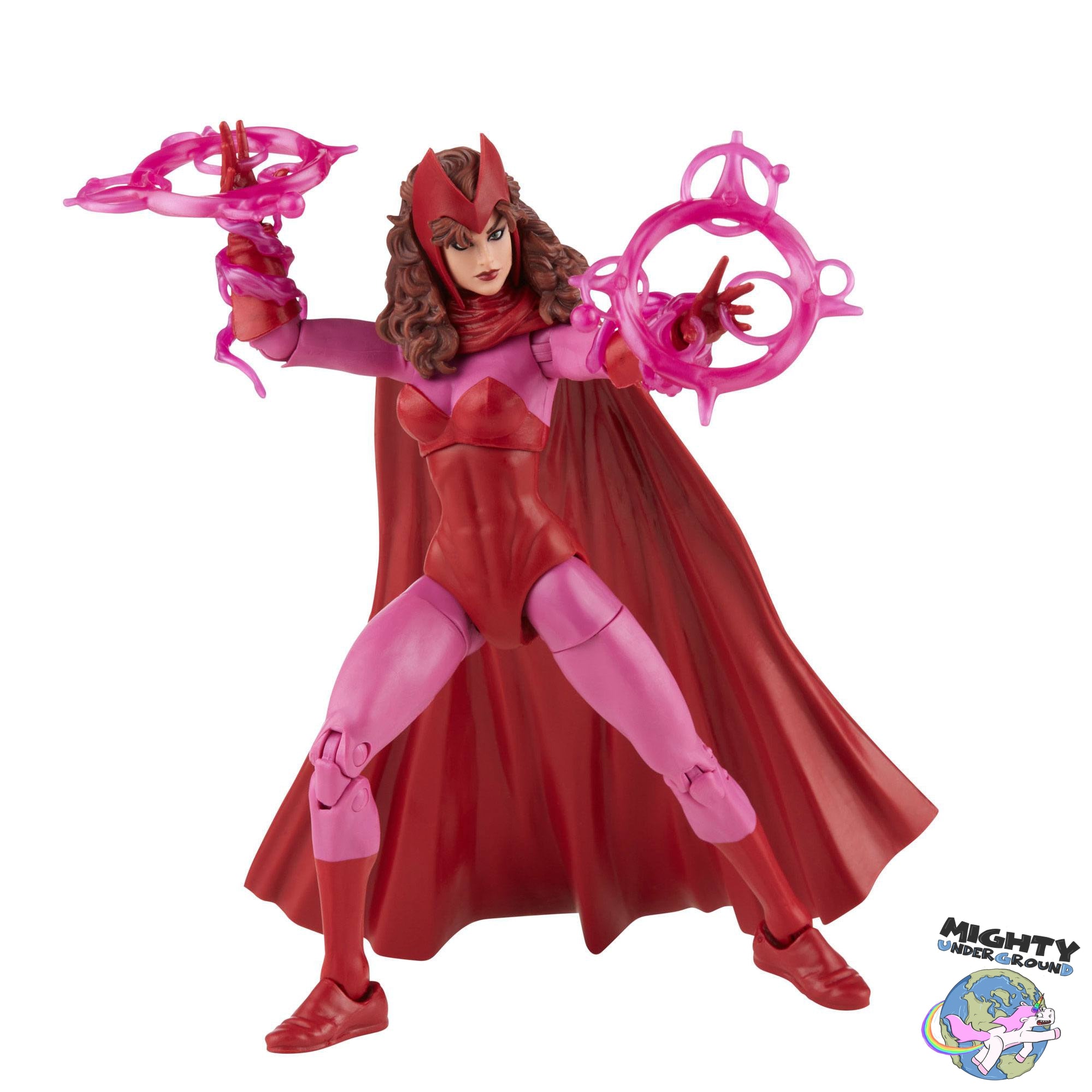 Marvel Legends: Scarlet Witch (West Coast Avengers, Retro Collection)-Actionfiguren-Hasbro-Mighty Underground