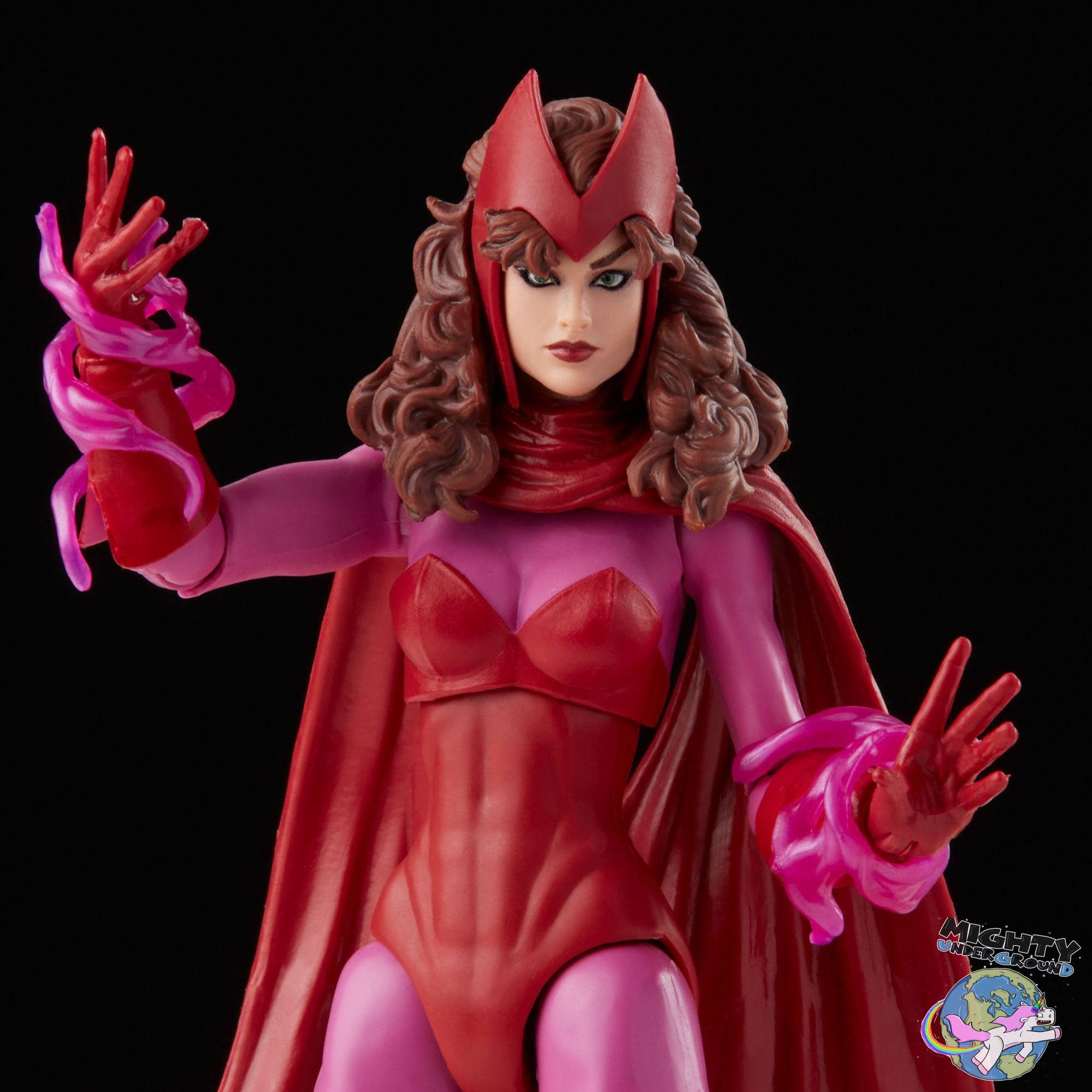 Marvel Legends: Scarlet Witch (West Coast Avengers, Retro Collection)-Actionfiguren-Hasbro-Mighty Underground