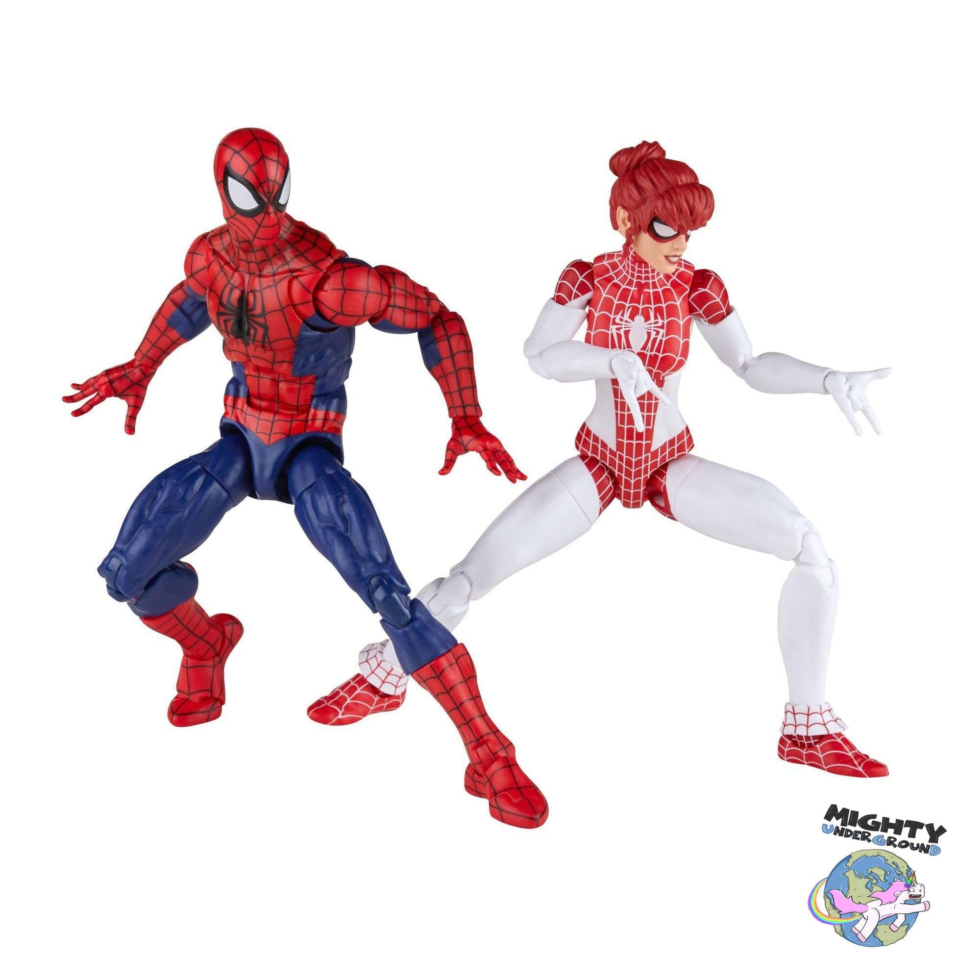 Marvel Legends: Spider-Man & Marvel's Spinneret (The Amazing Spider-Man: Renew Your Vows)-Actionfiguren-Hasbro-Mighty Underground