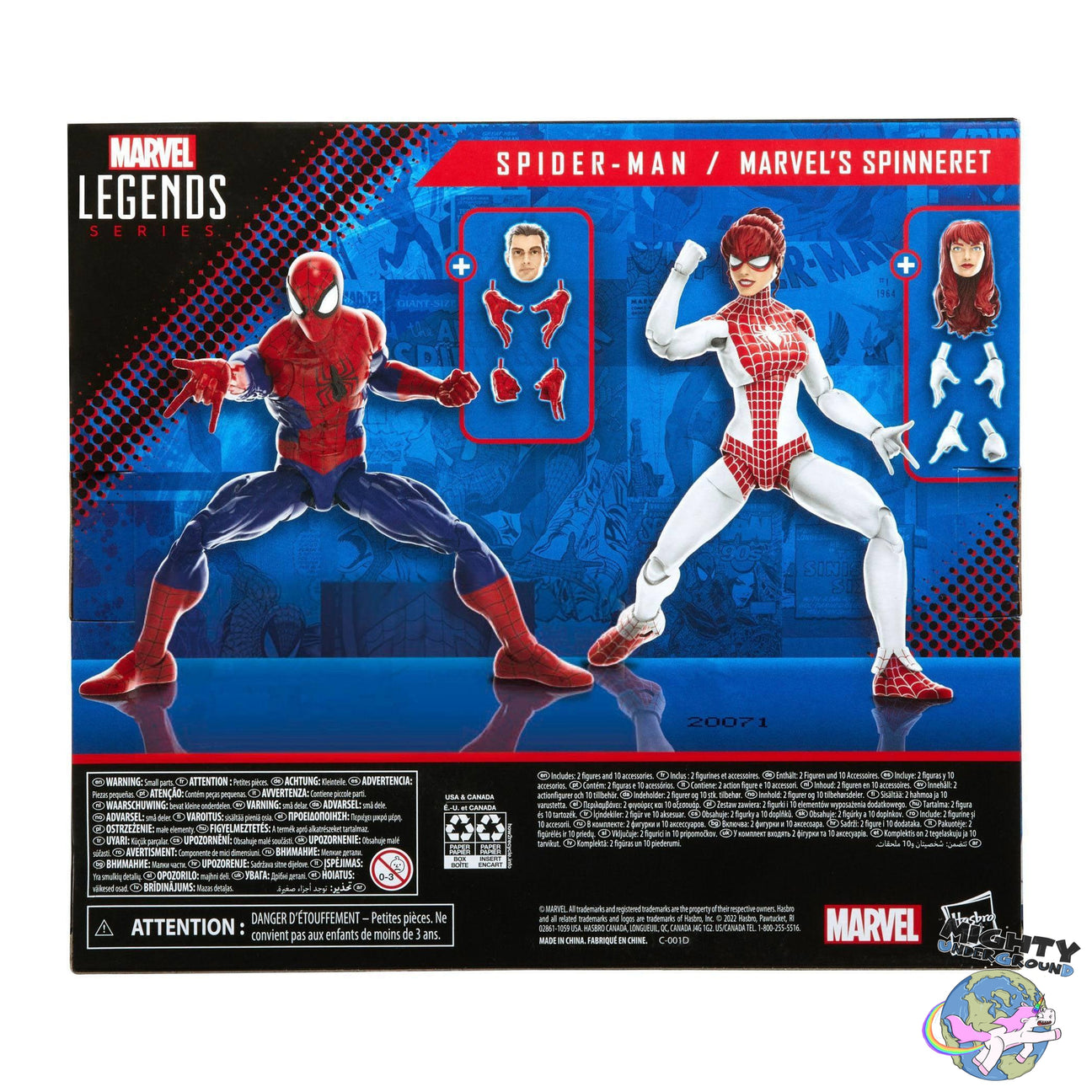 Marvel Legends: Spider-Man & Marvel's Spinneret (The Amazing Spider-Man: Renew Your Vows)-Actionfiguren-Hasbro-Mighty Underground