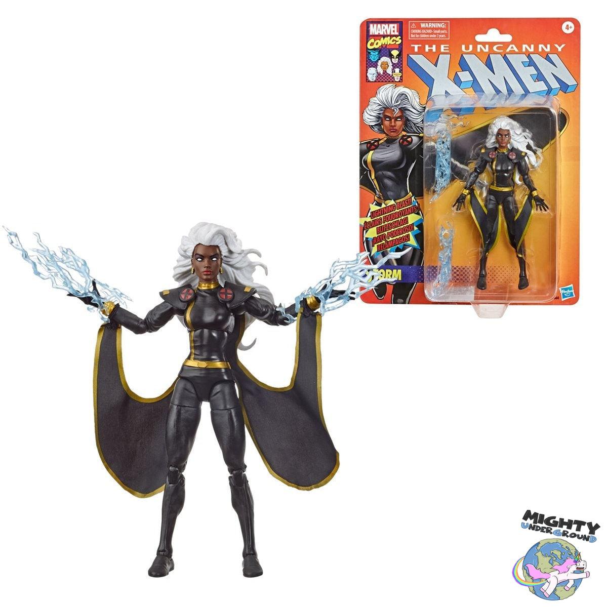 Marvel Legends: Storm - Black Outfit (The Uncanny X-Men, Retro Collection)-Actionfiguren-Hasbro-Mighty Underground