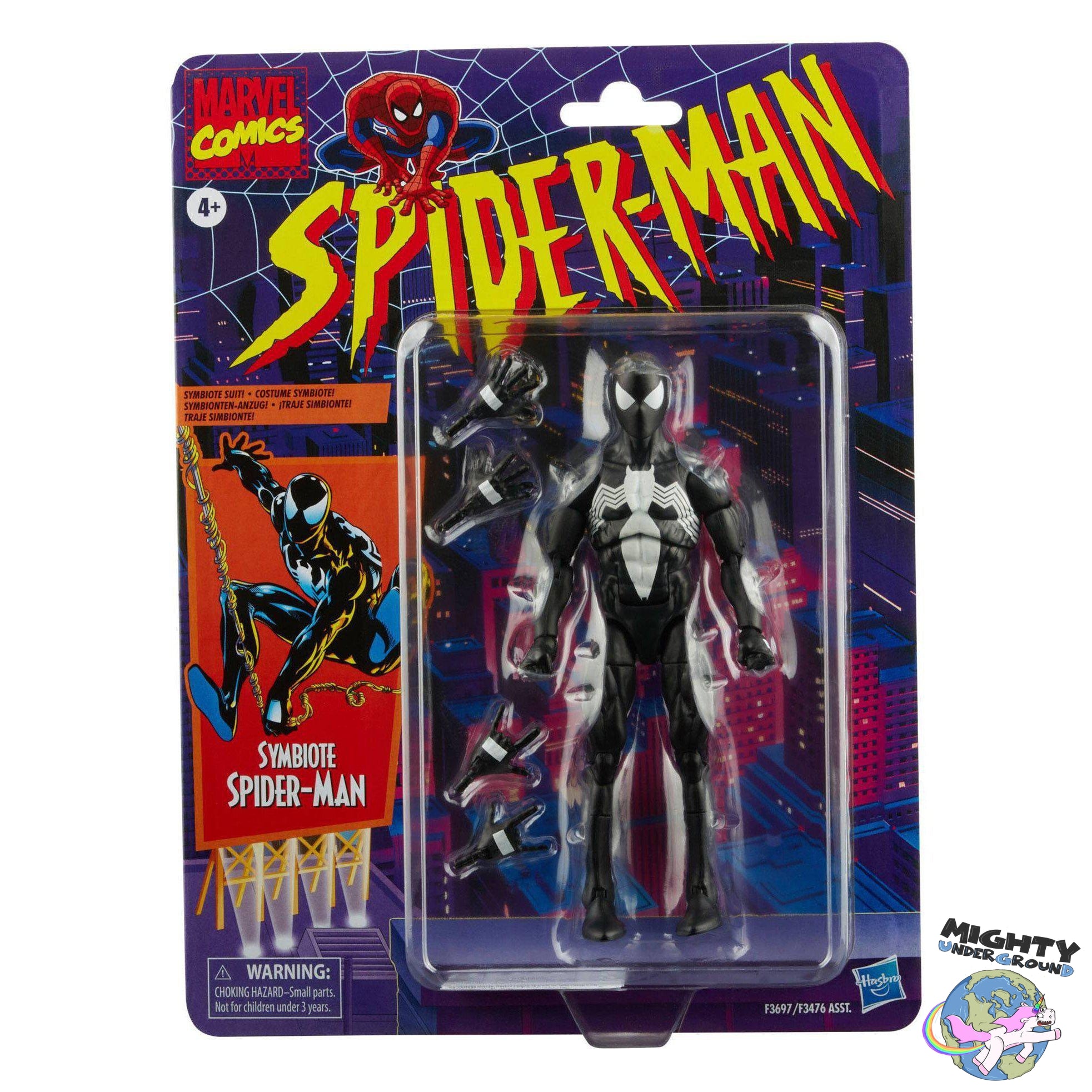 Marvel Legends: Symbiote Spider-Man-Actionfiguren-Hasbro-Mighty Underground