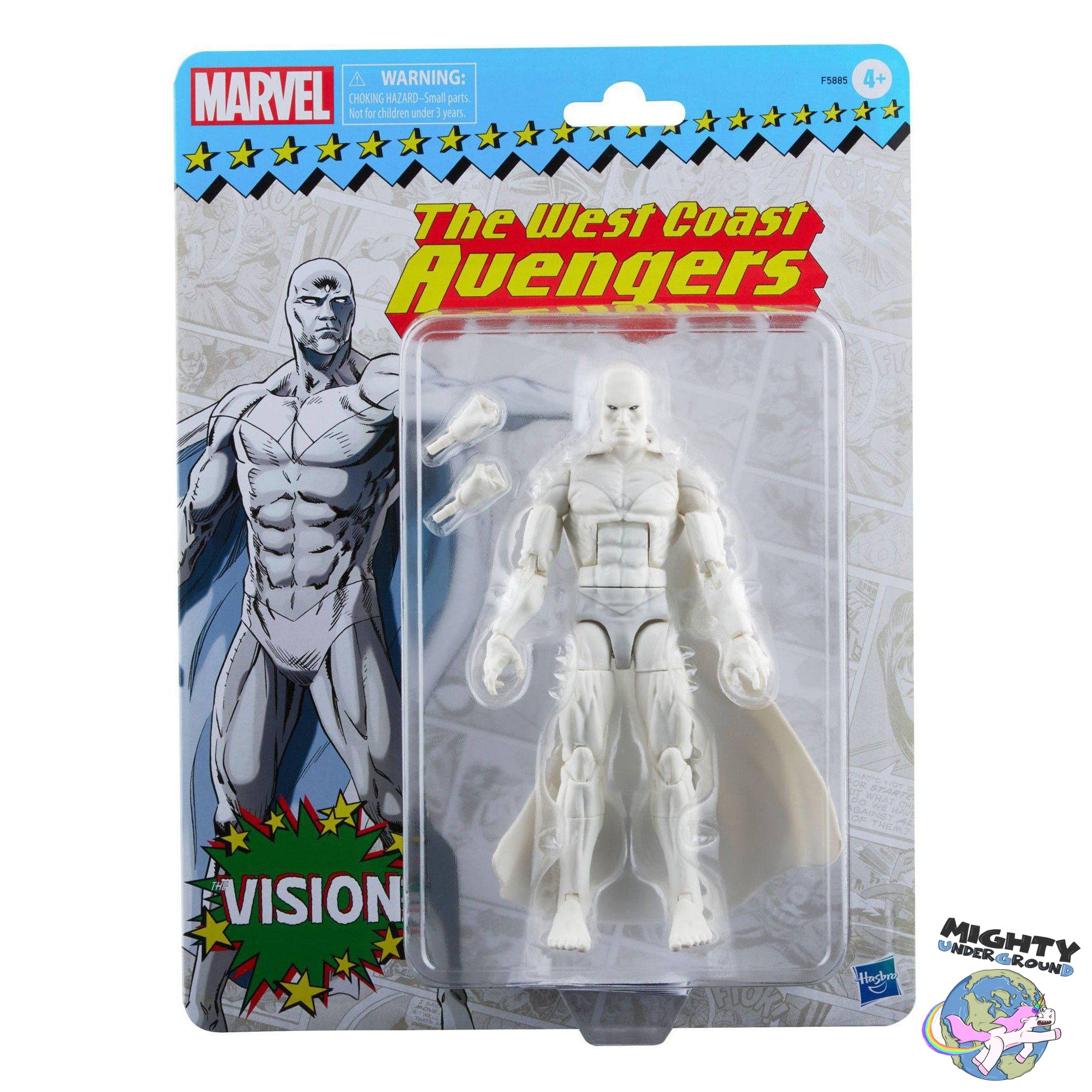 Marvel Legends: Vision (West Coast Avengers, Retro Collection)-Actionfiguren-Hasbro-Mighty Underground