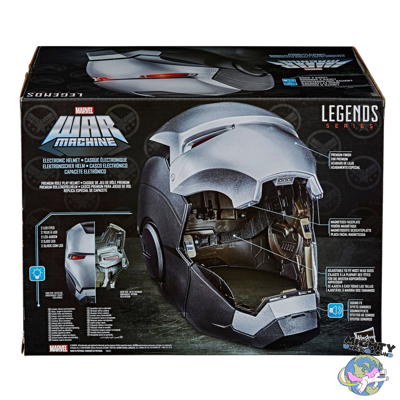 Marvel Legends: War Machine - Replik Helm-Replik-Hasbro-Mighty Underground