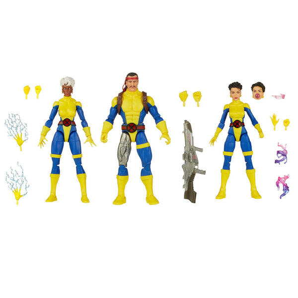 Marvel Legends: X-Men Marvel's Forge, Storm & Jubilee (60th Anniversary)-Actionfiguren-Hasbro-Mighty Underground